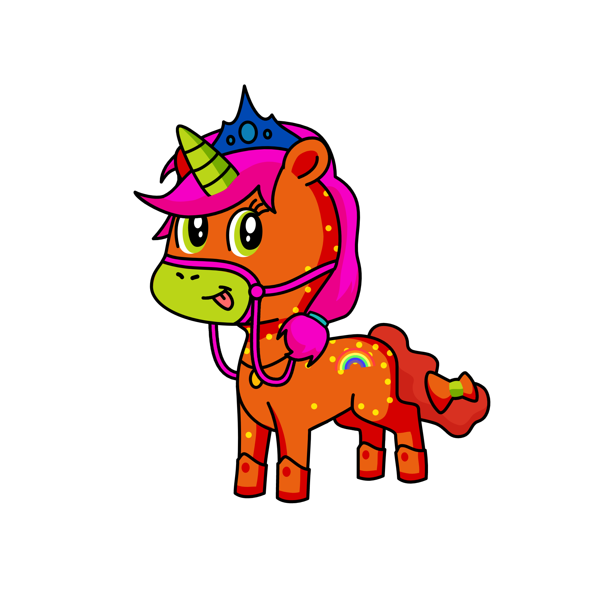 Bad cornify for real!, the unicorn