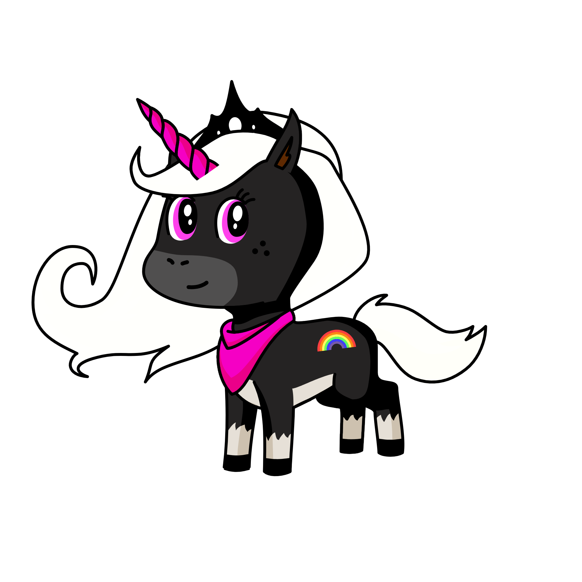 Pricess Midnight, the unicorn