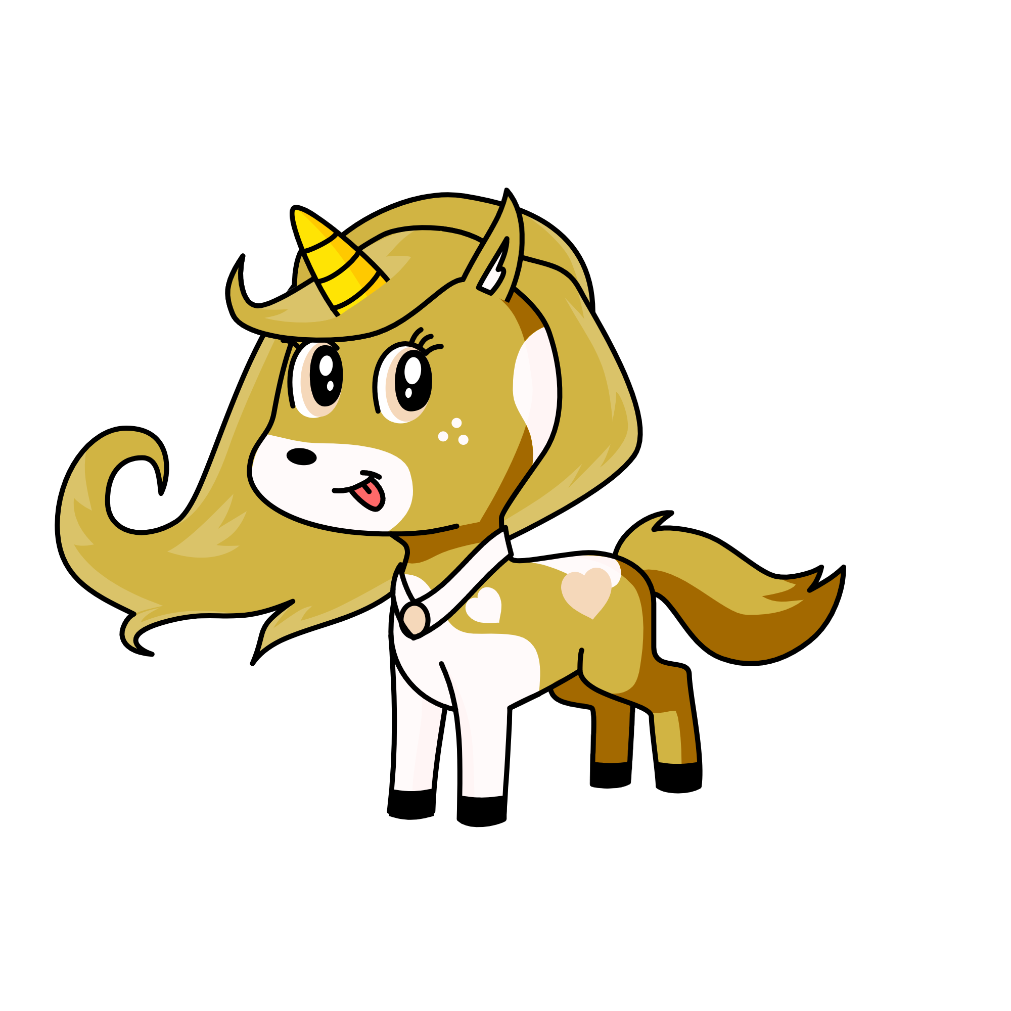Chloe's corgi, the unicorn