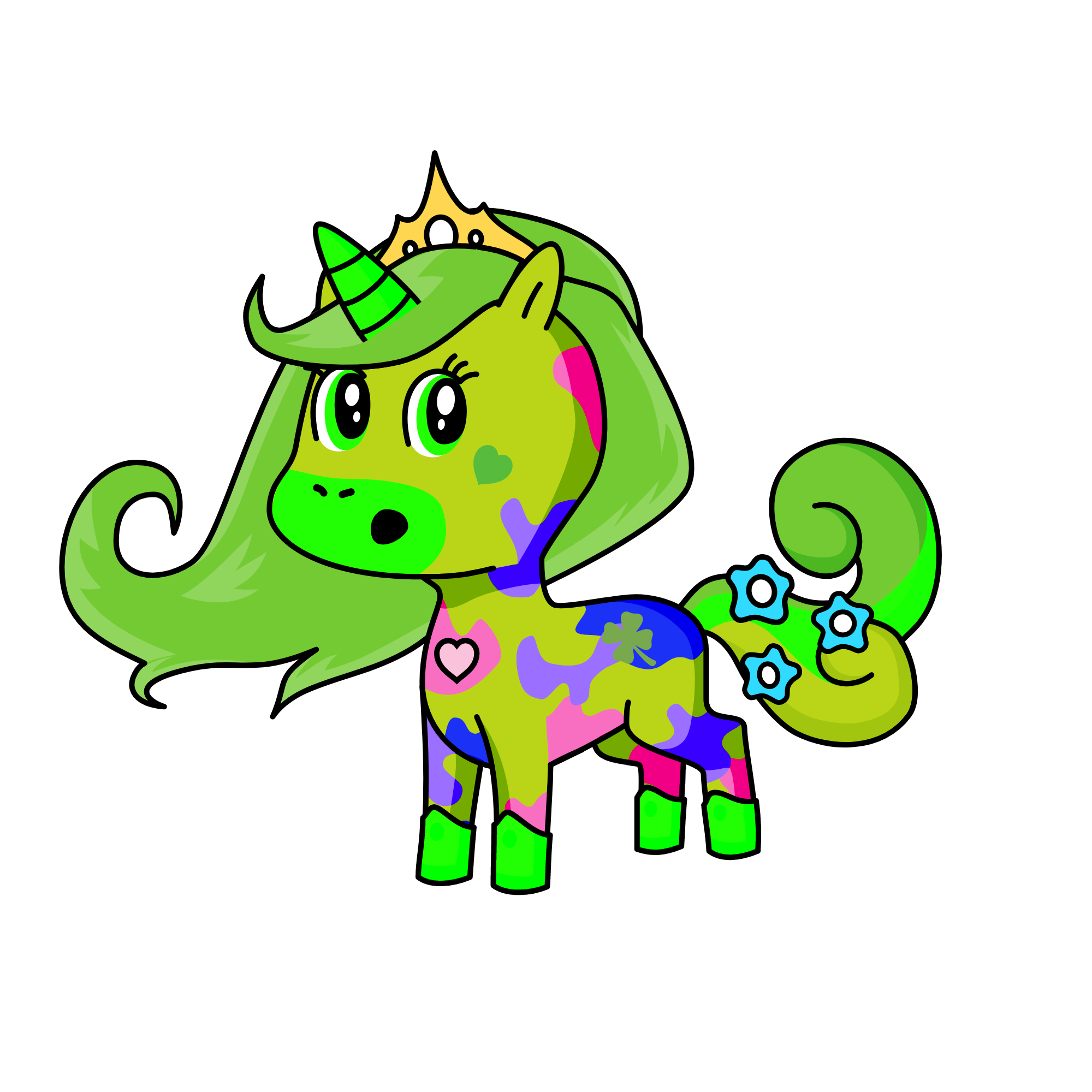 green light, the unicorn