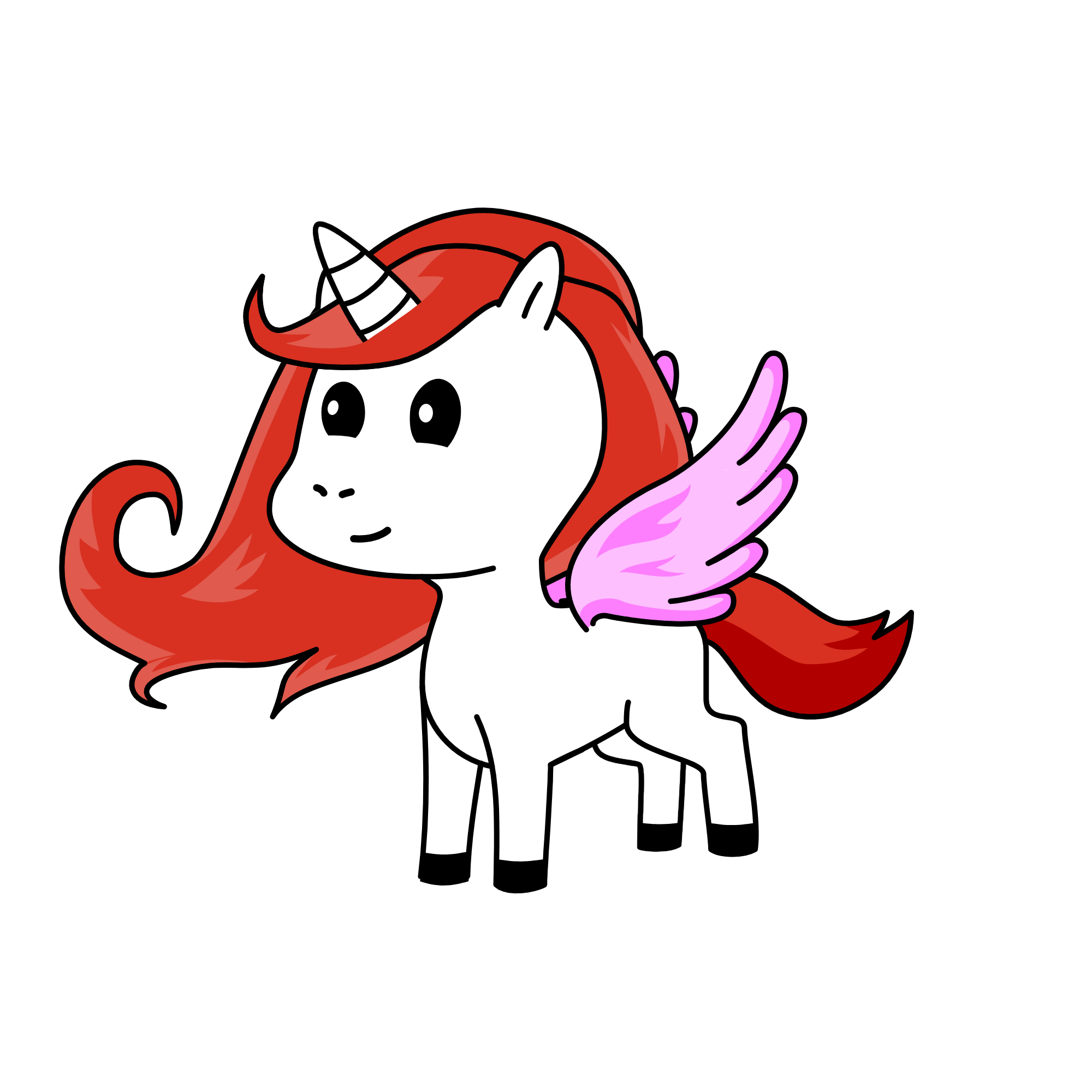 I GOT WINGS THANK YOU GREEN, the unicorn