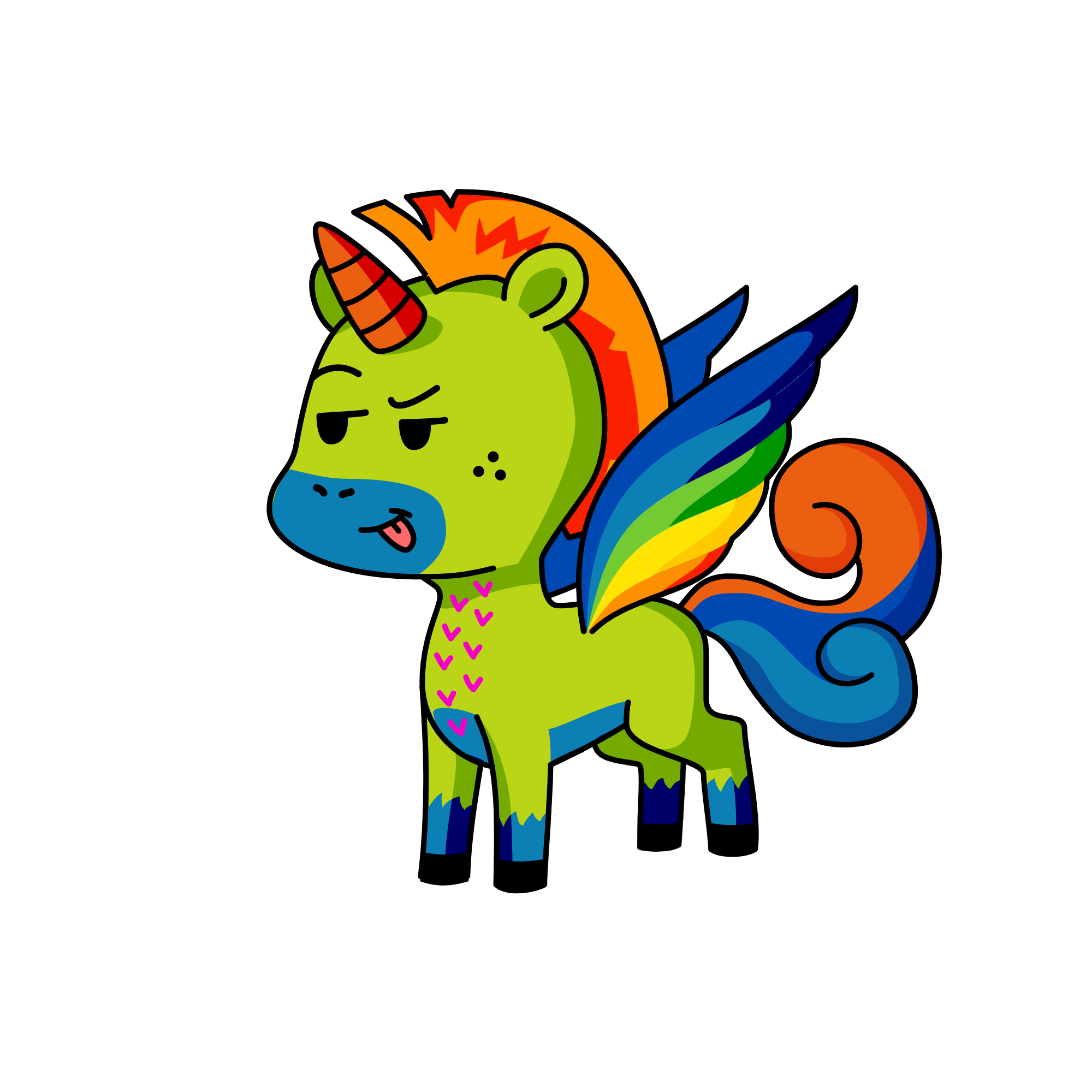 I got it, the unicorn