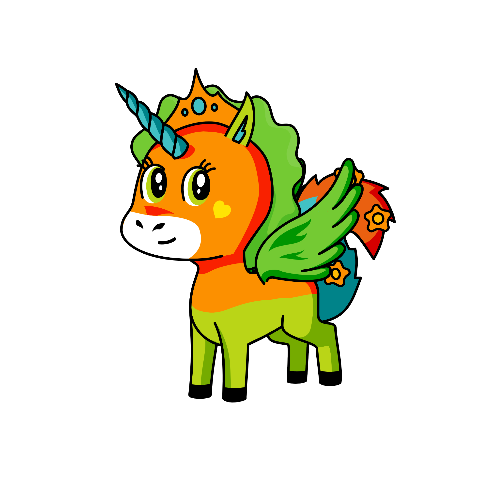 WINGS, the unicorn