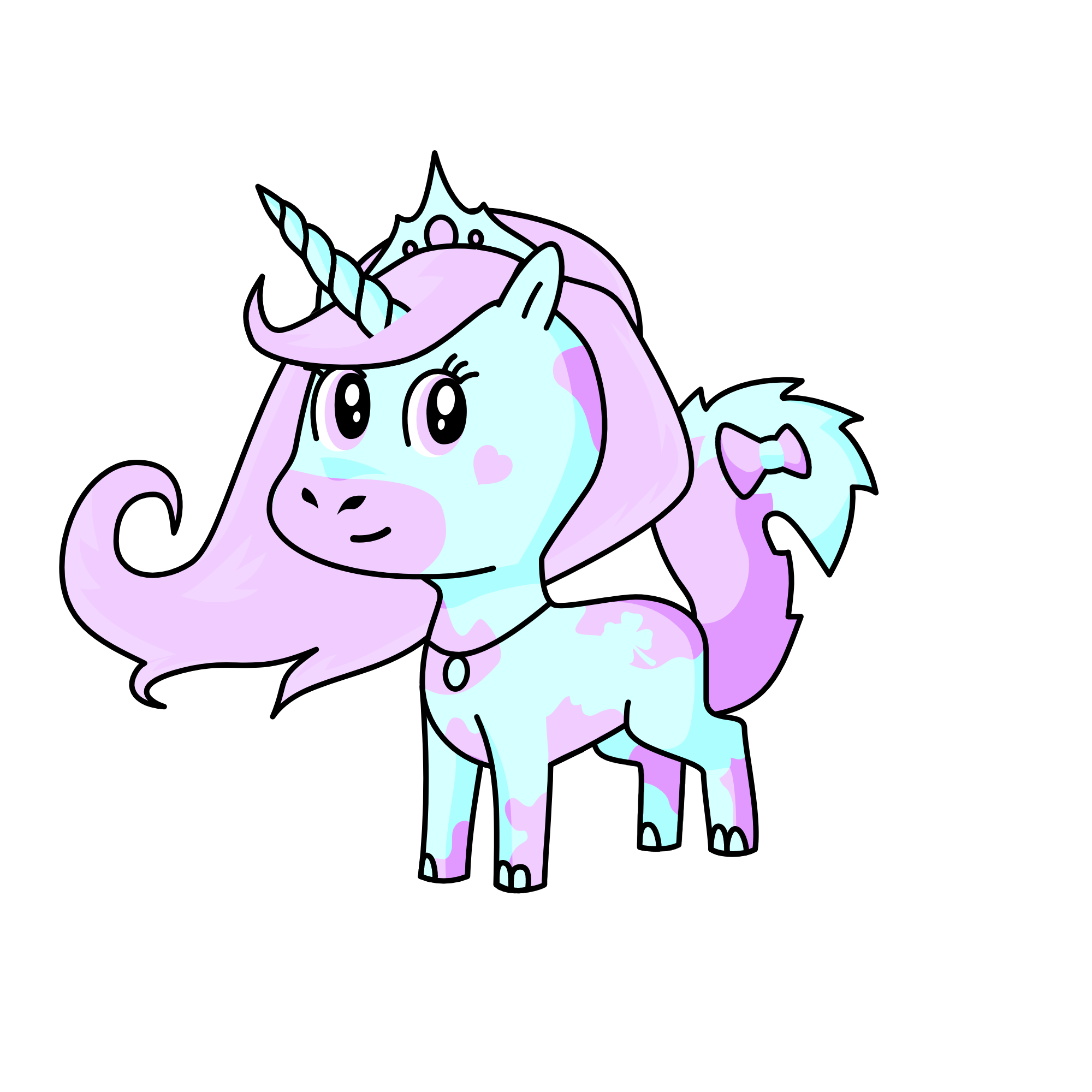 🌸🌺💮, the unicorn