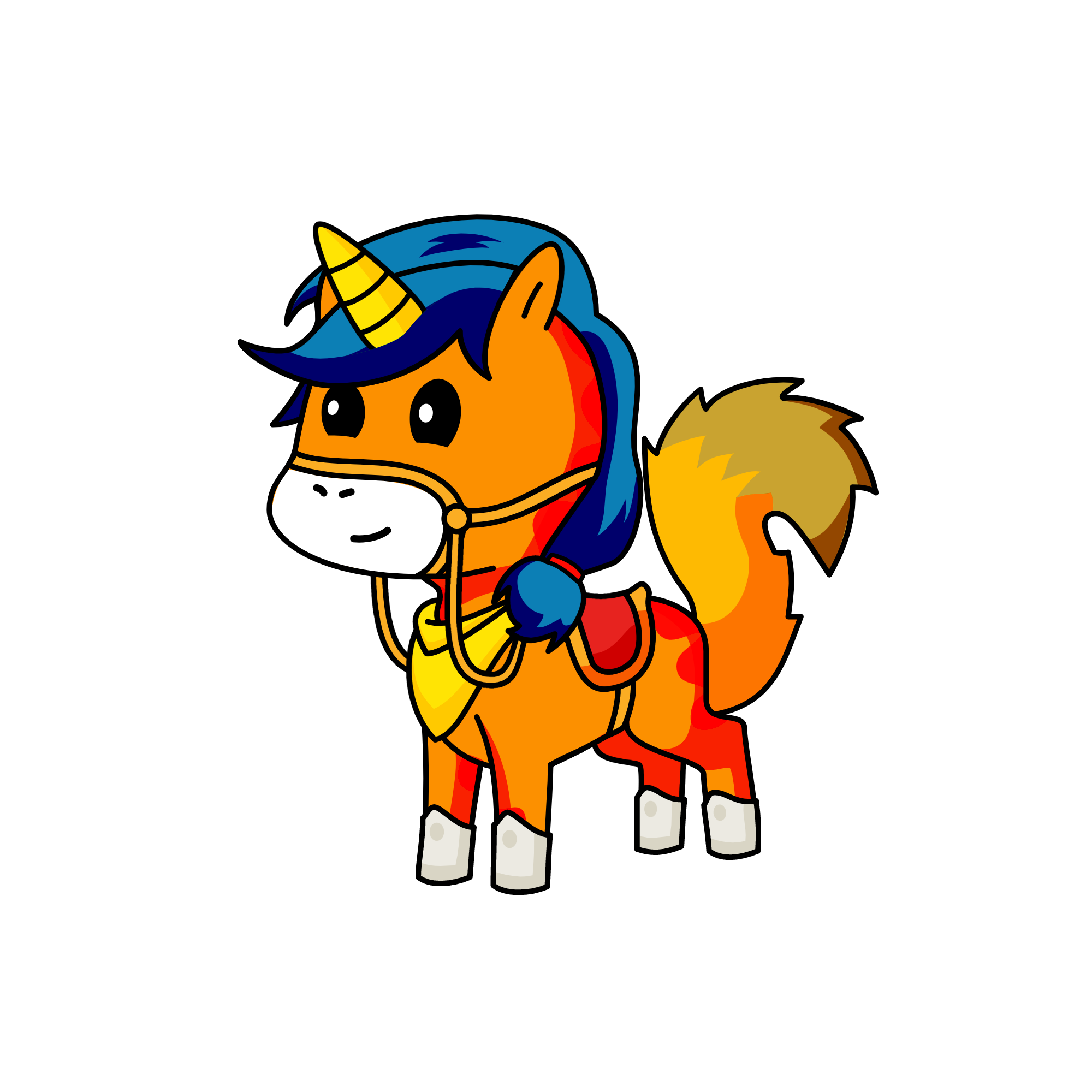 flame, the unicorn