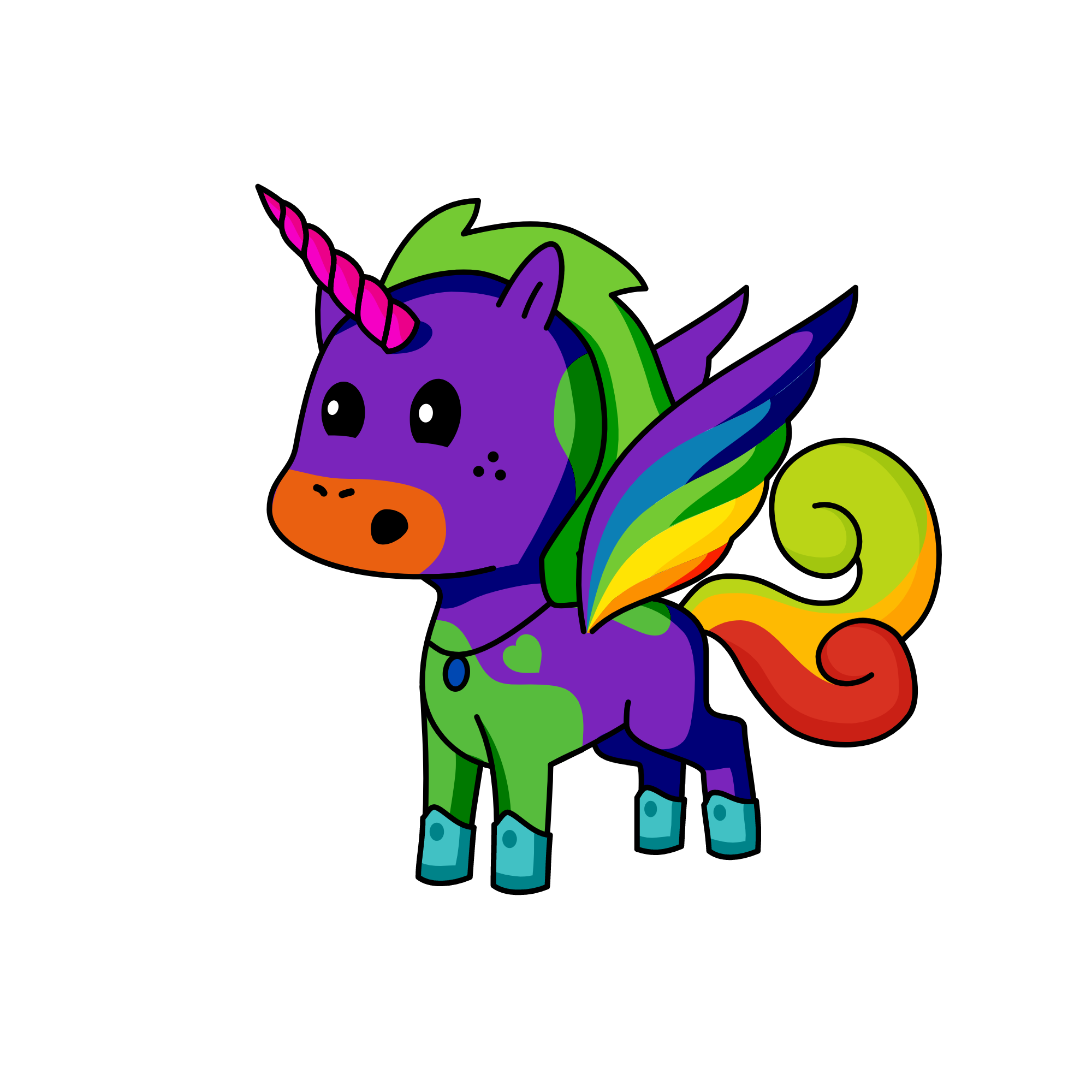 Pricess, the unicorn