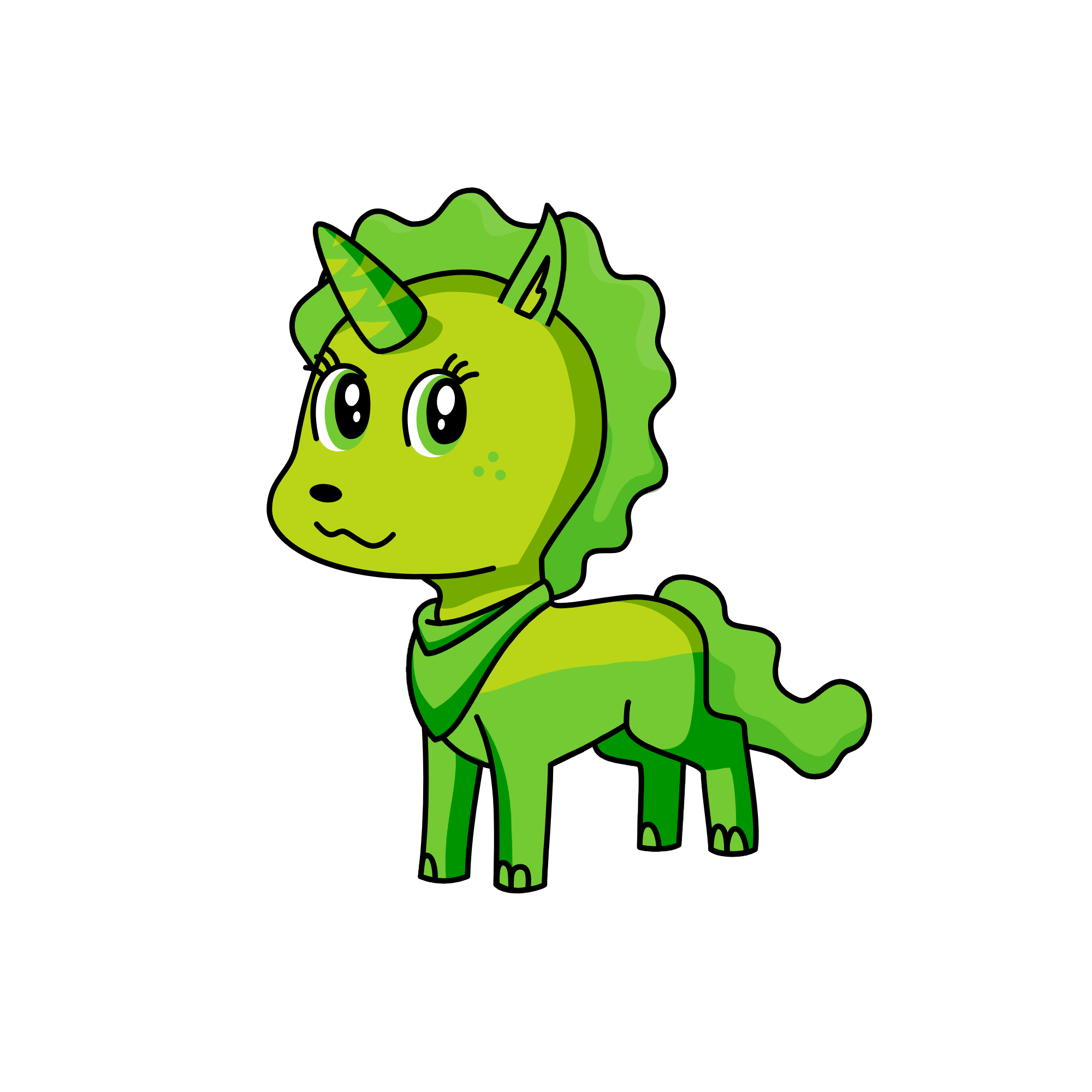 Puke, the unicorn