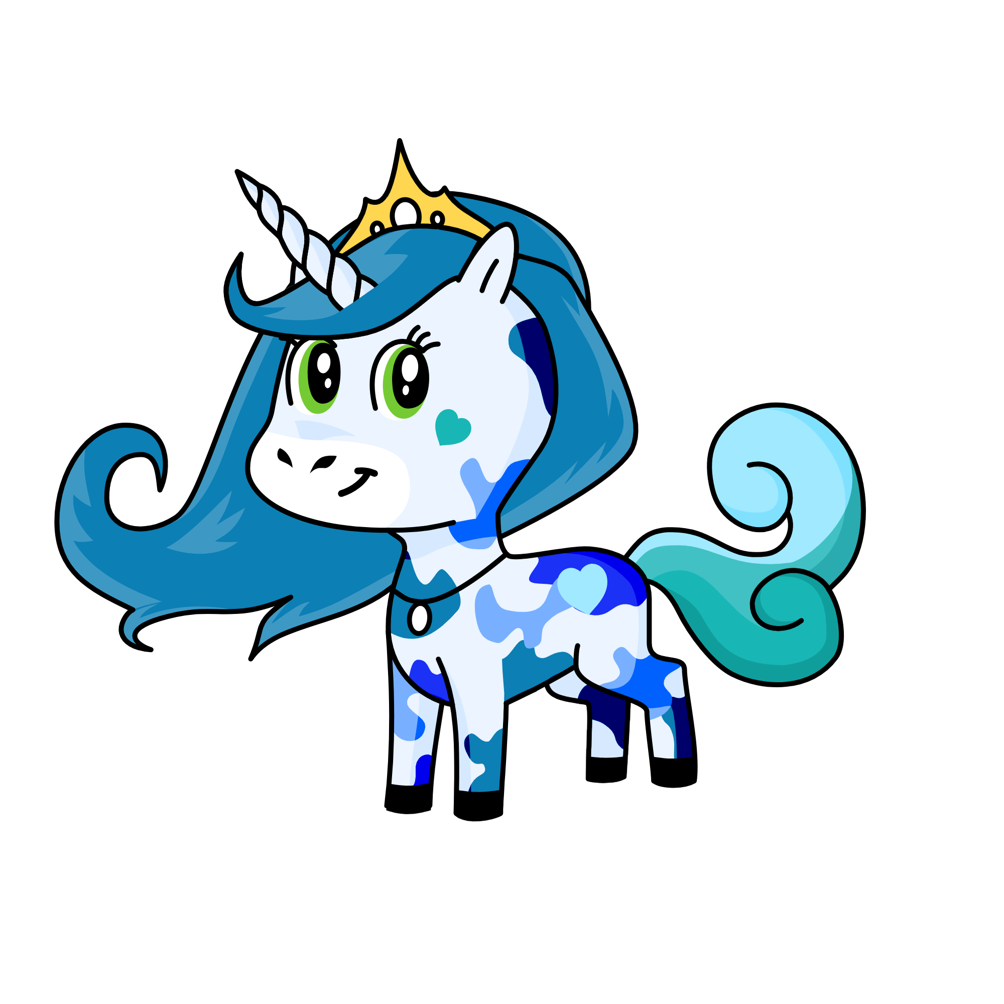 snow flake, the unicorn