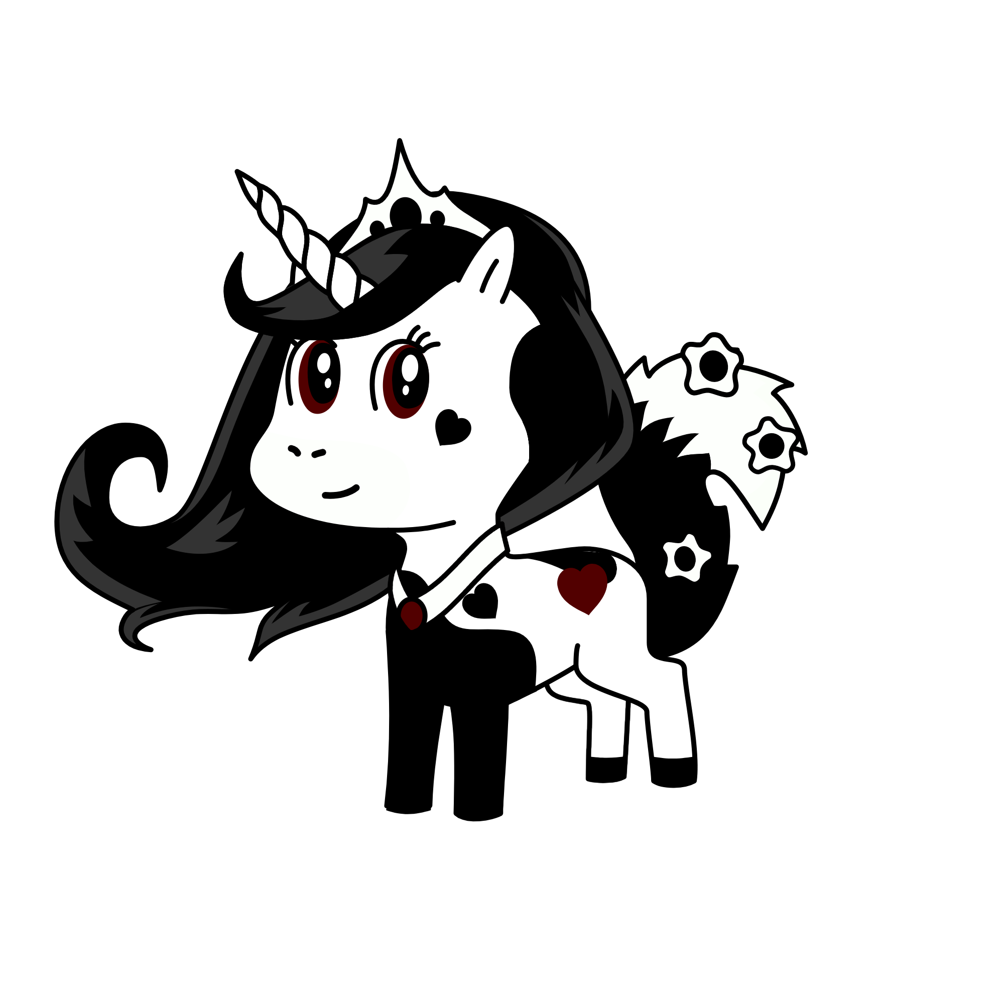 🐼, the unicorn