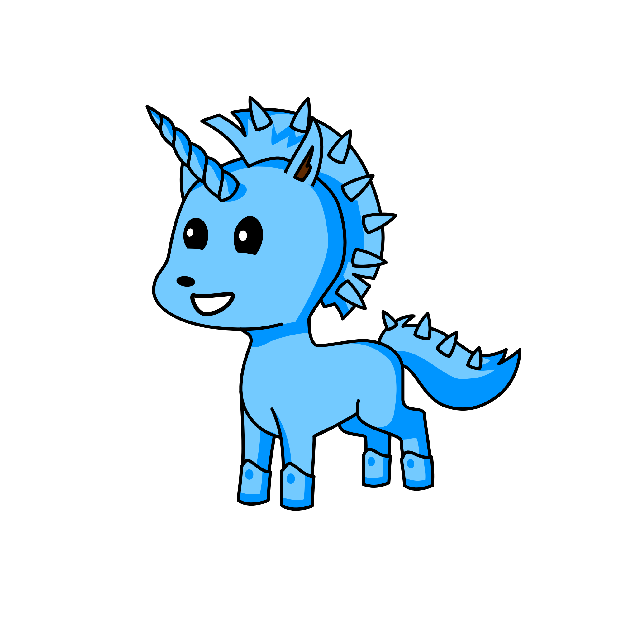 Sky, the unicorn