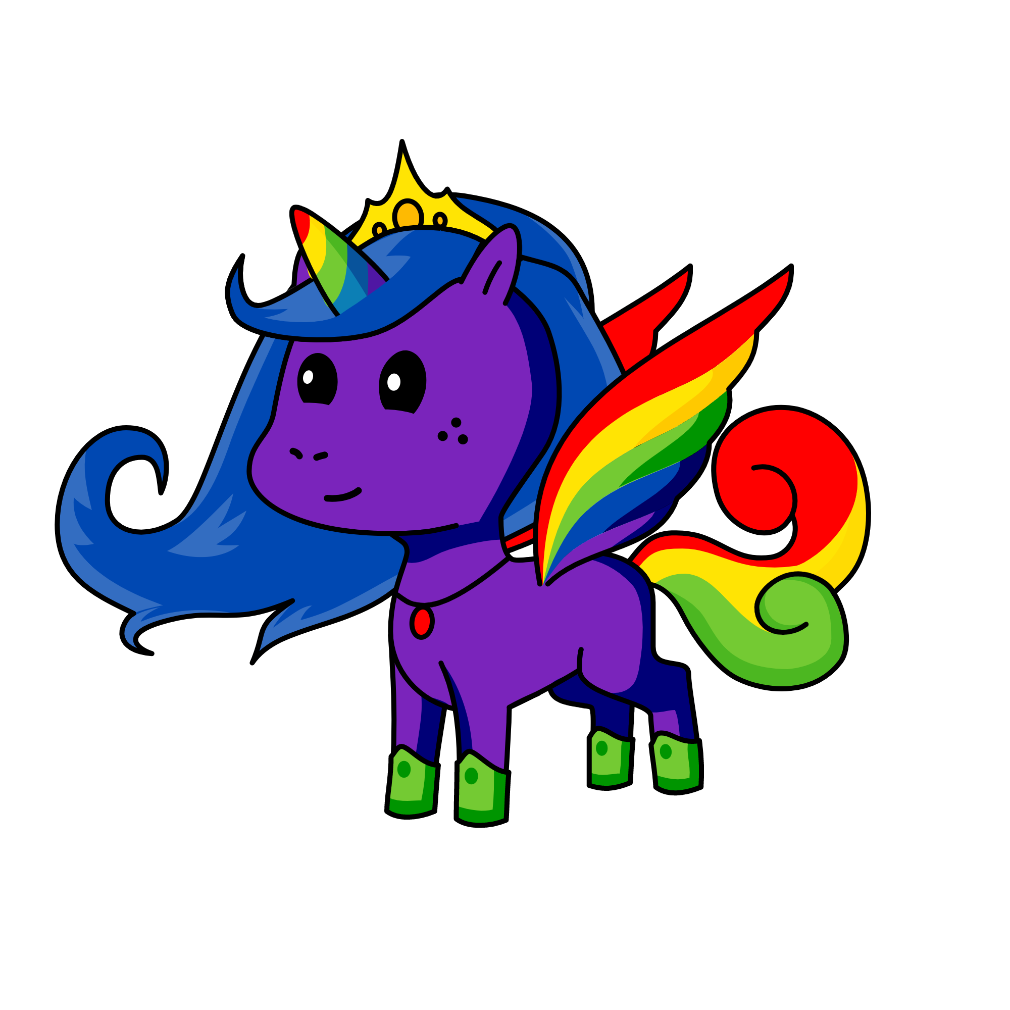 rainbow, the unicorn