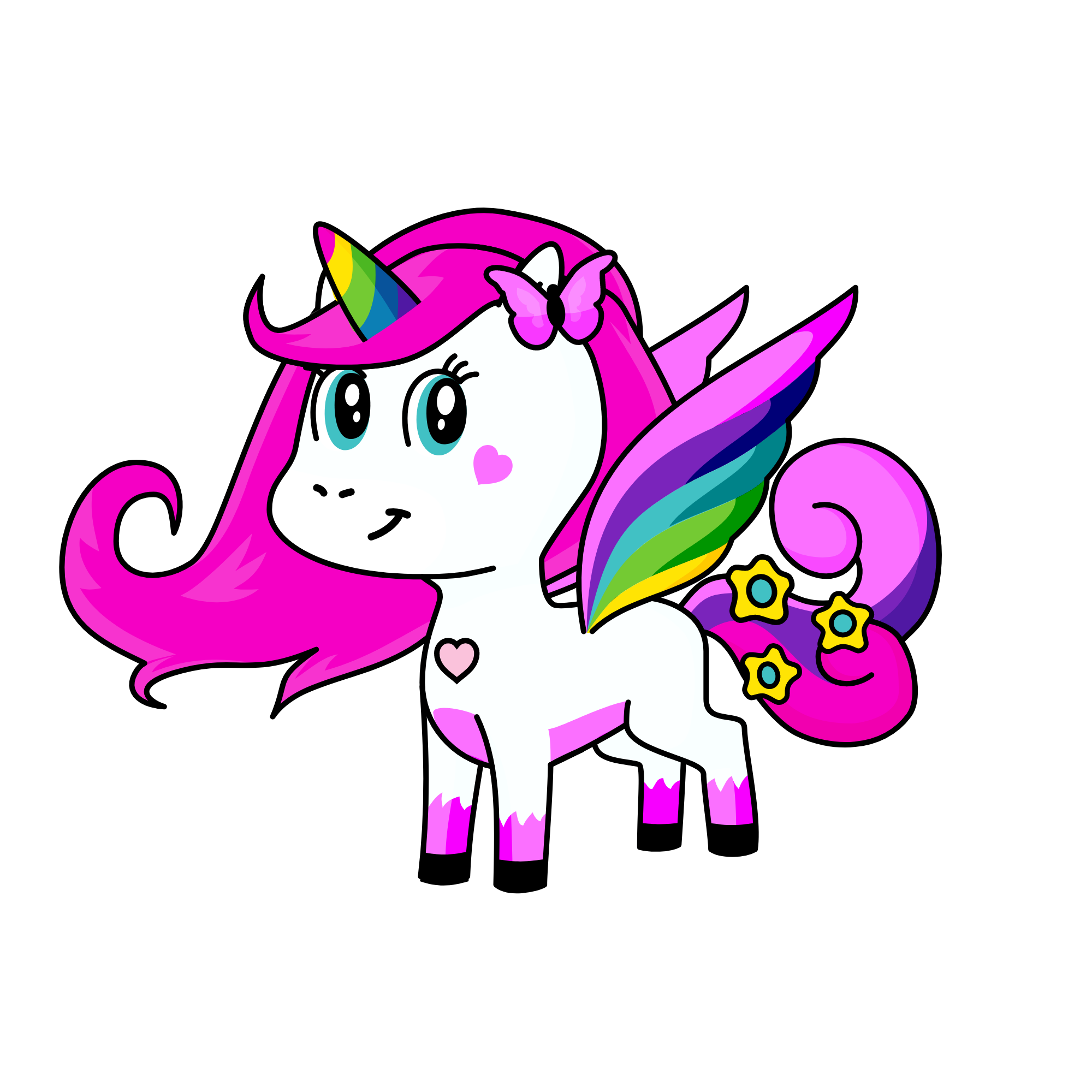me as a alicorn, the unicorn
