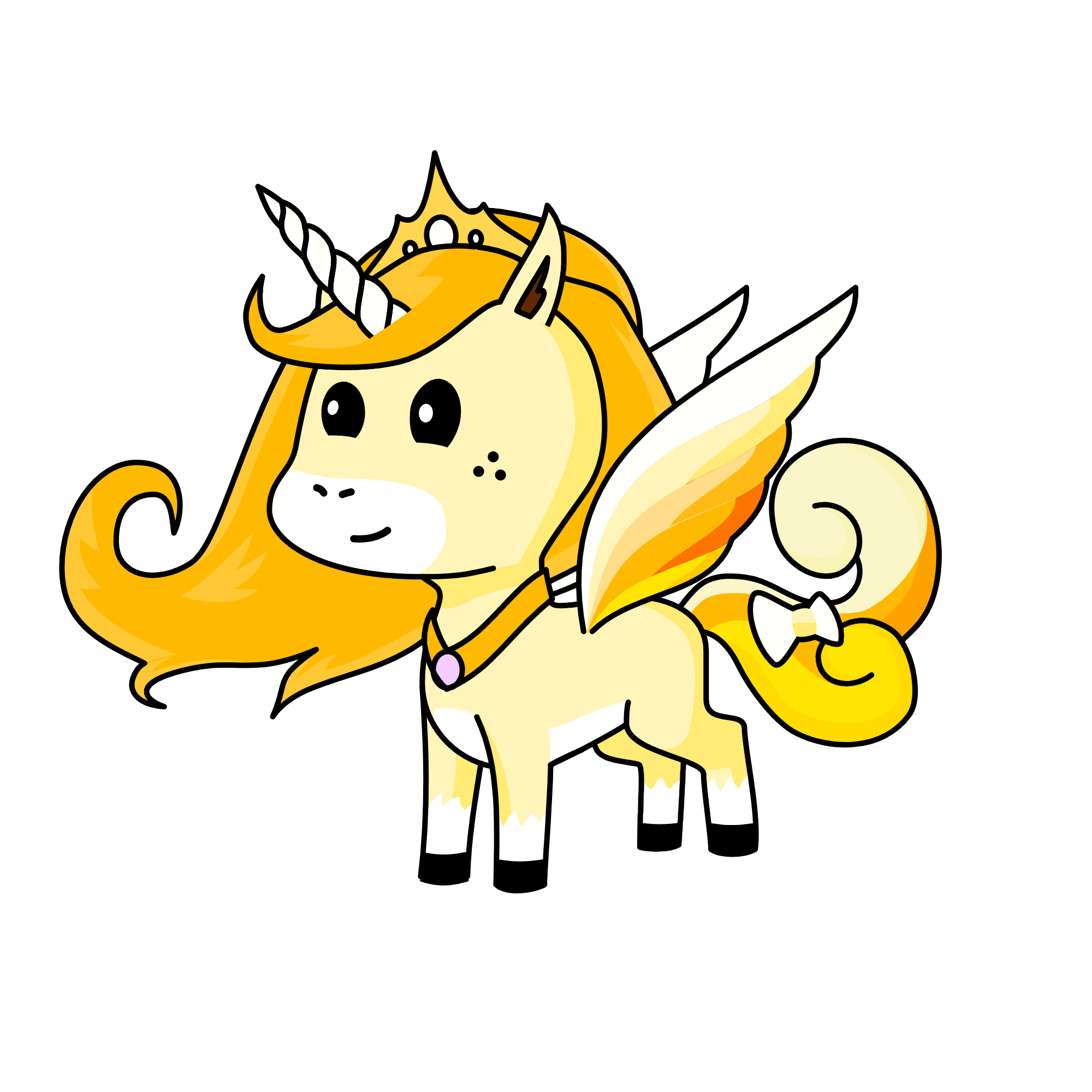 Queen Sunshine, the unicorn