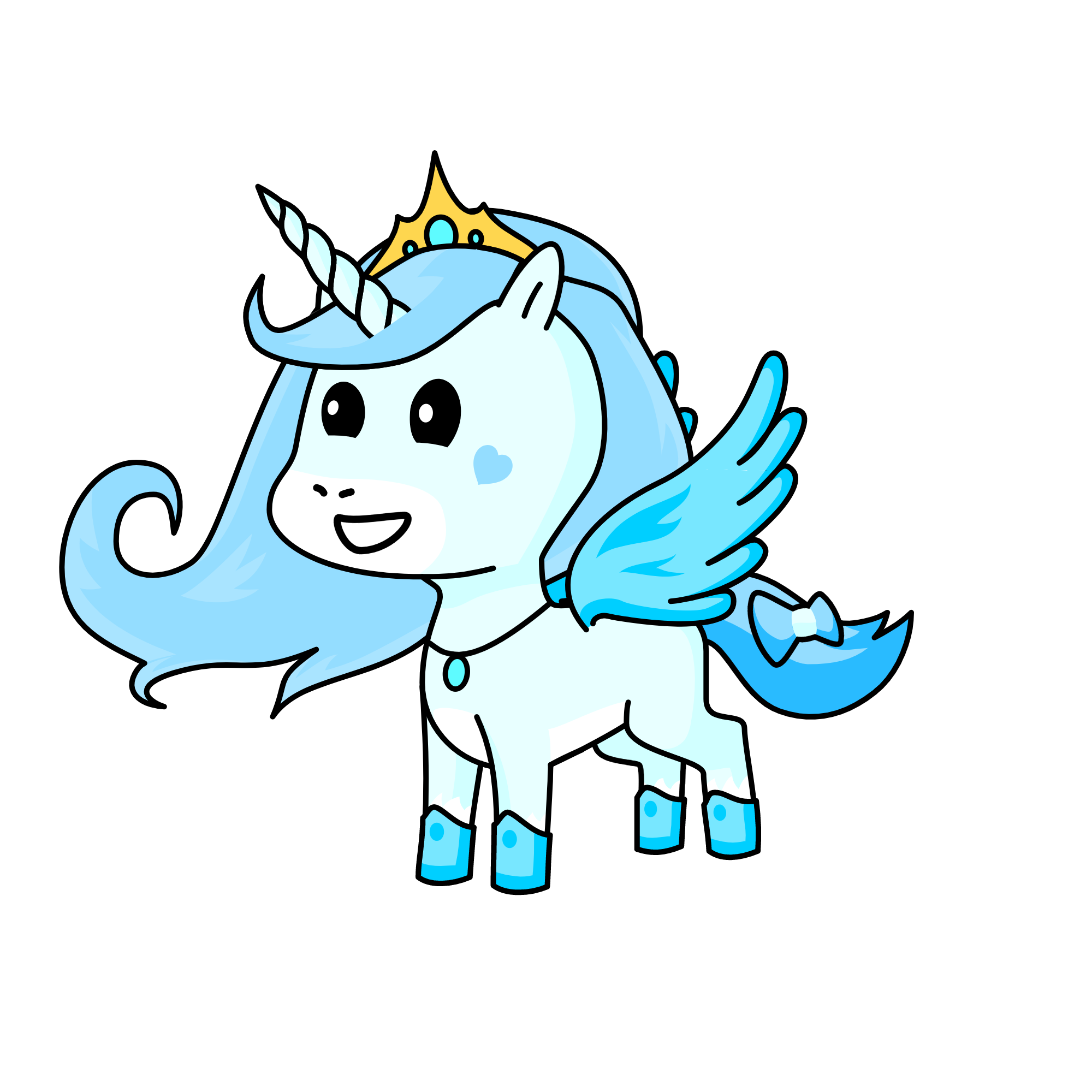 Princess Blizzard, the unicorn