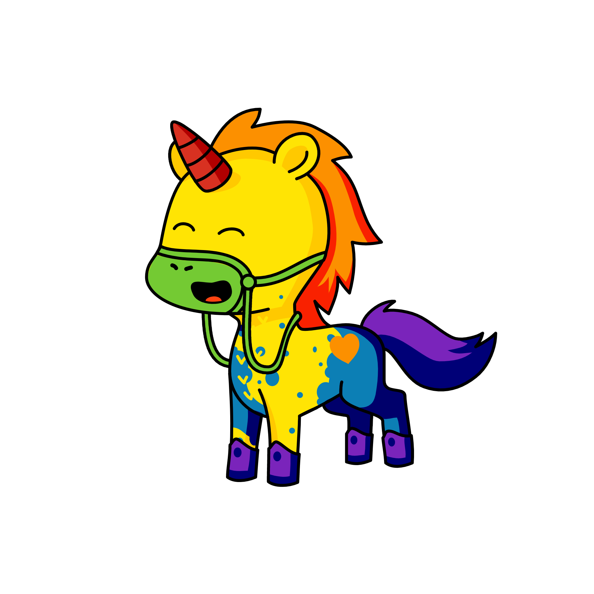 rainbow, the unicorn