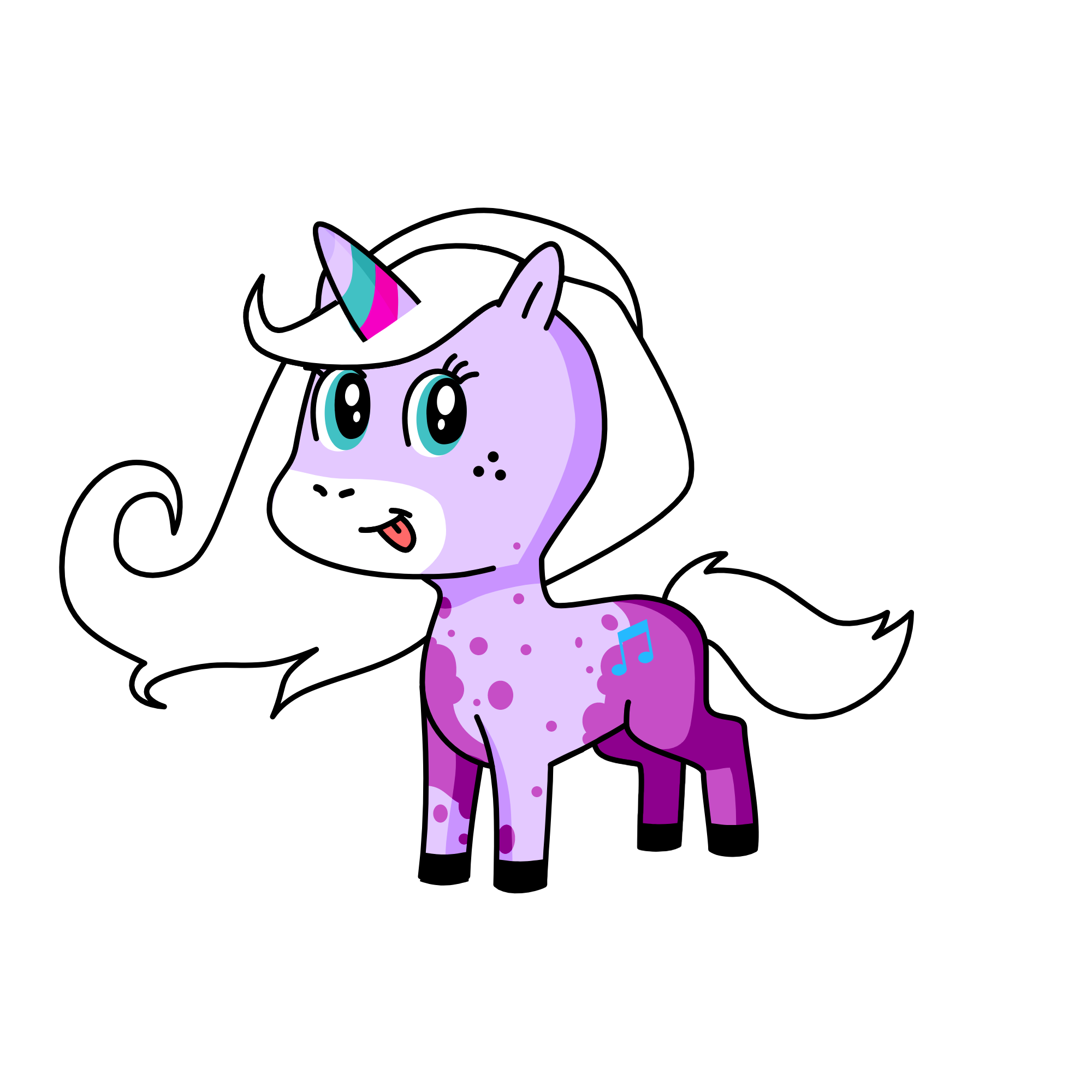 Esmerelda, the unicorn
