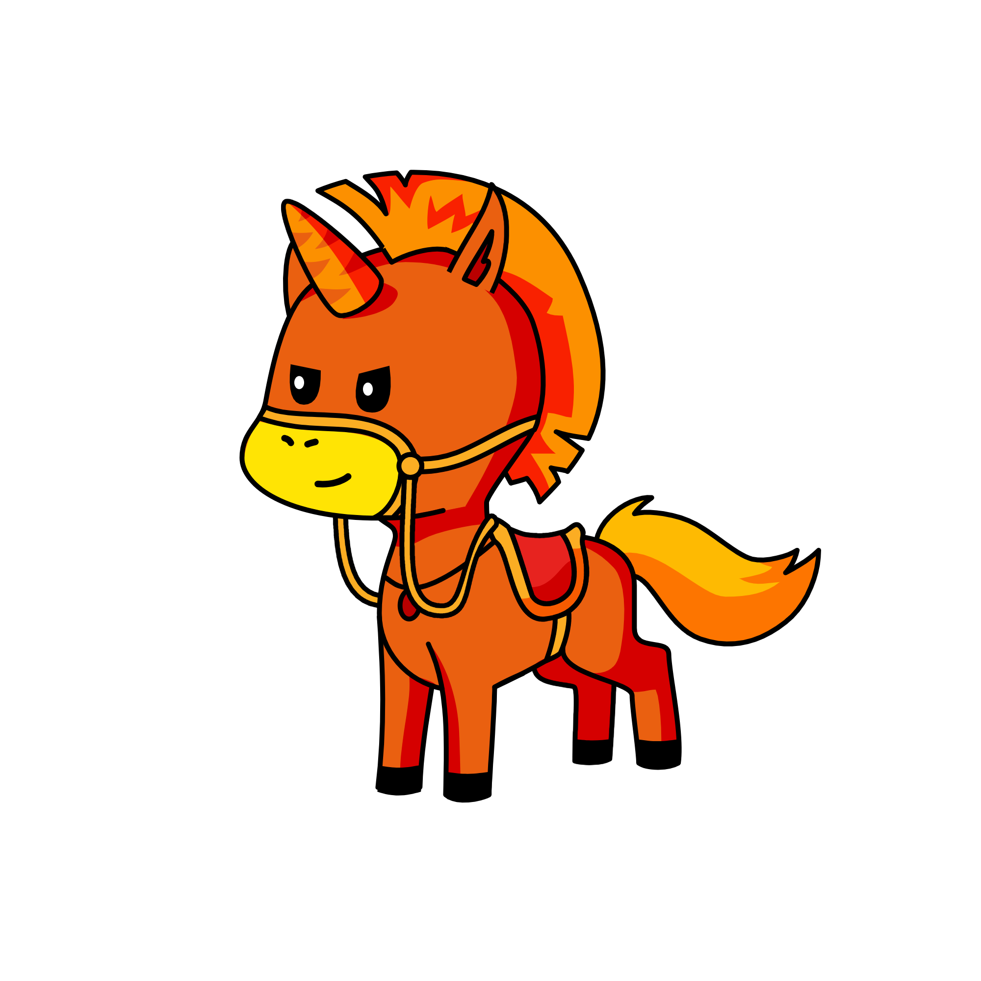 flame, the unicorn