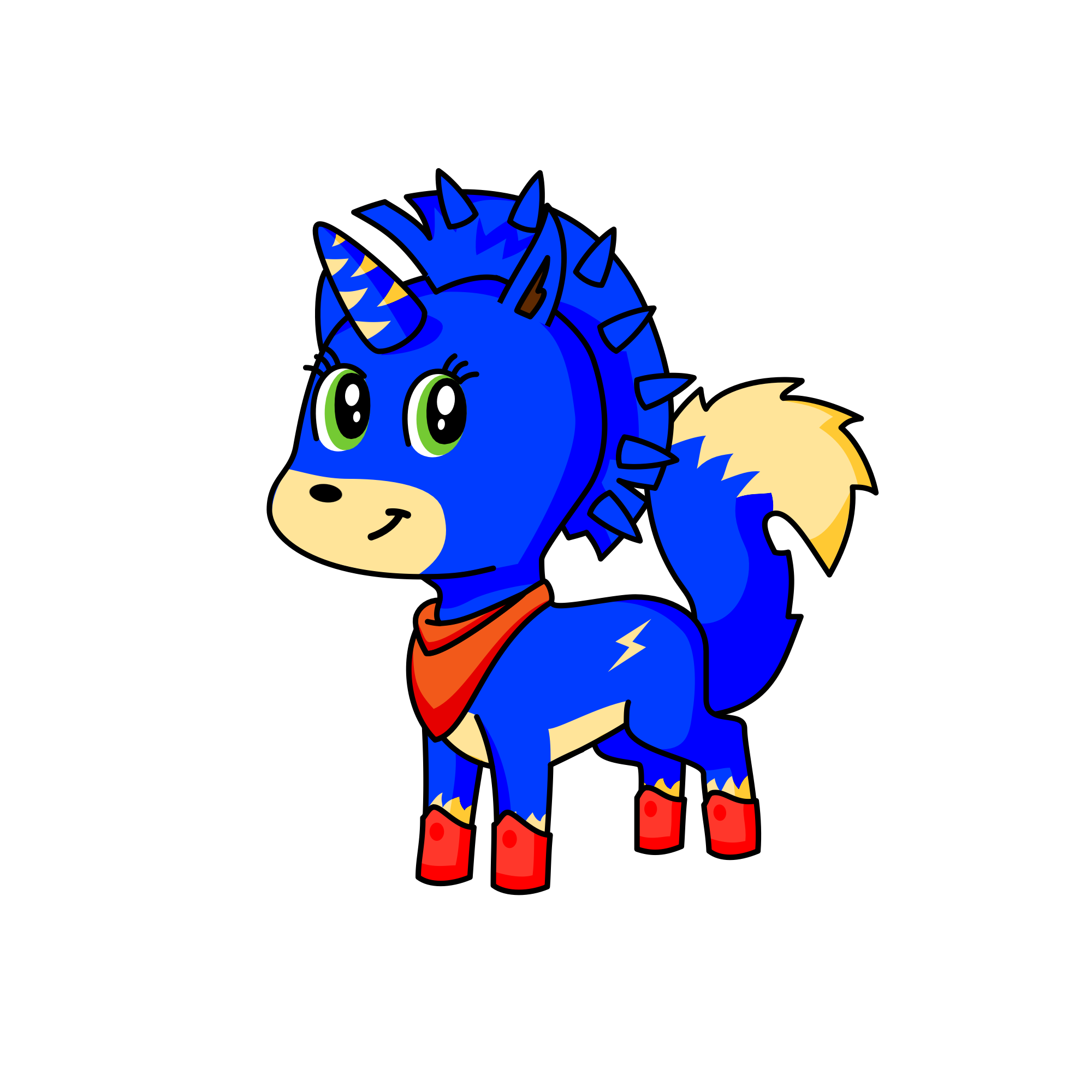 Sonic The Hedgehog, the unicorn
