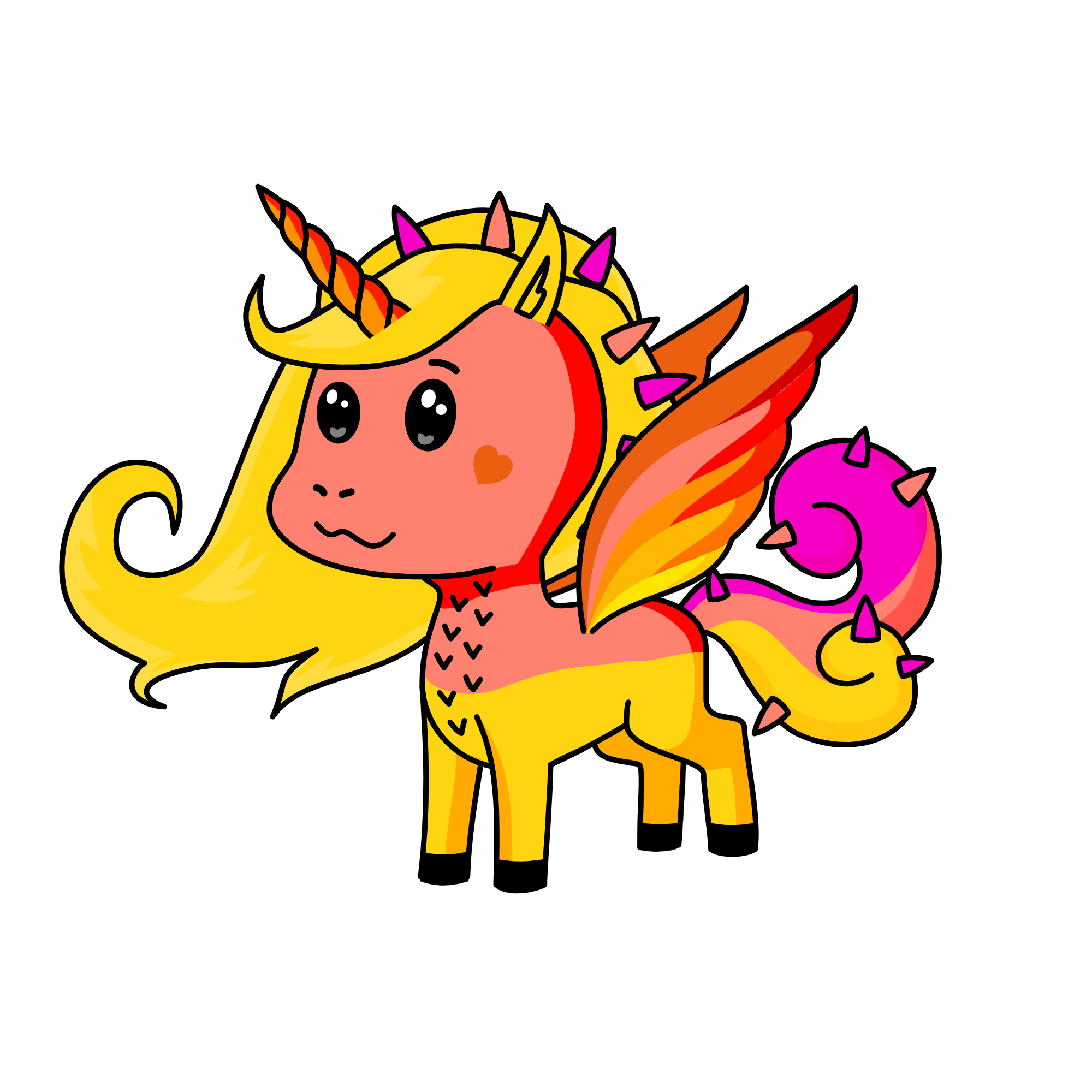 Prinncess Phinox, the unicorn