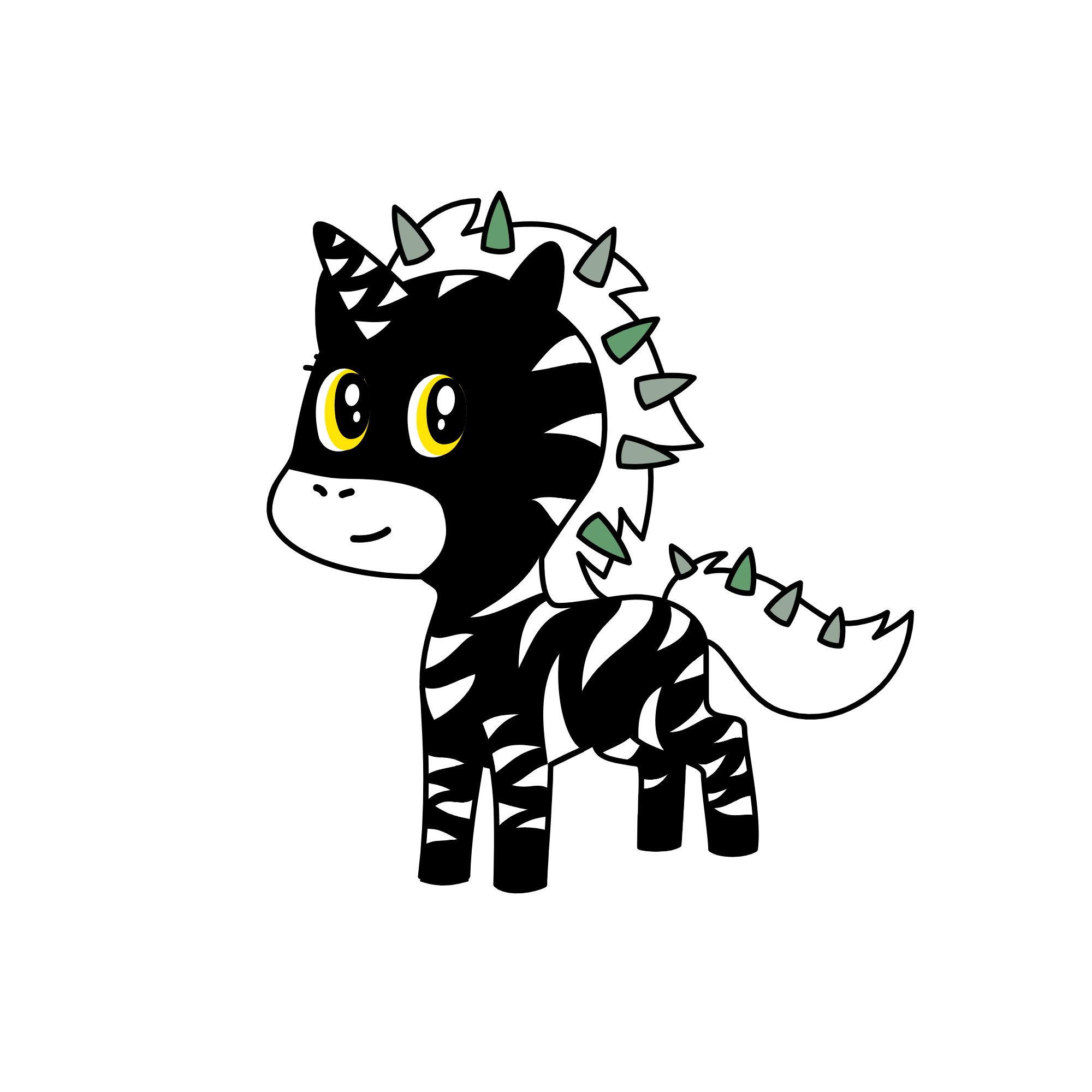 Zebra, the unicorn