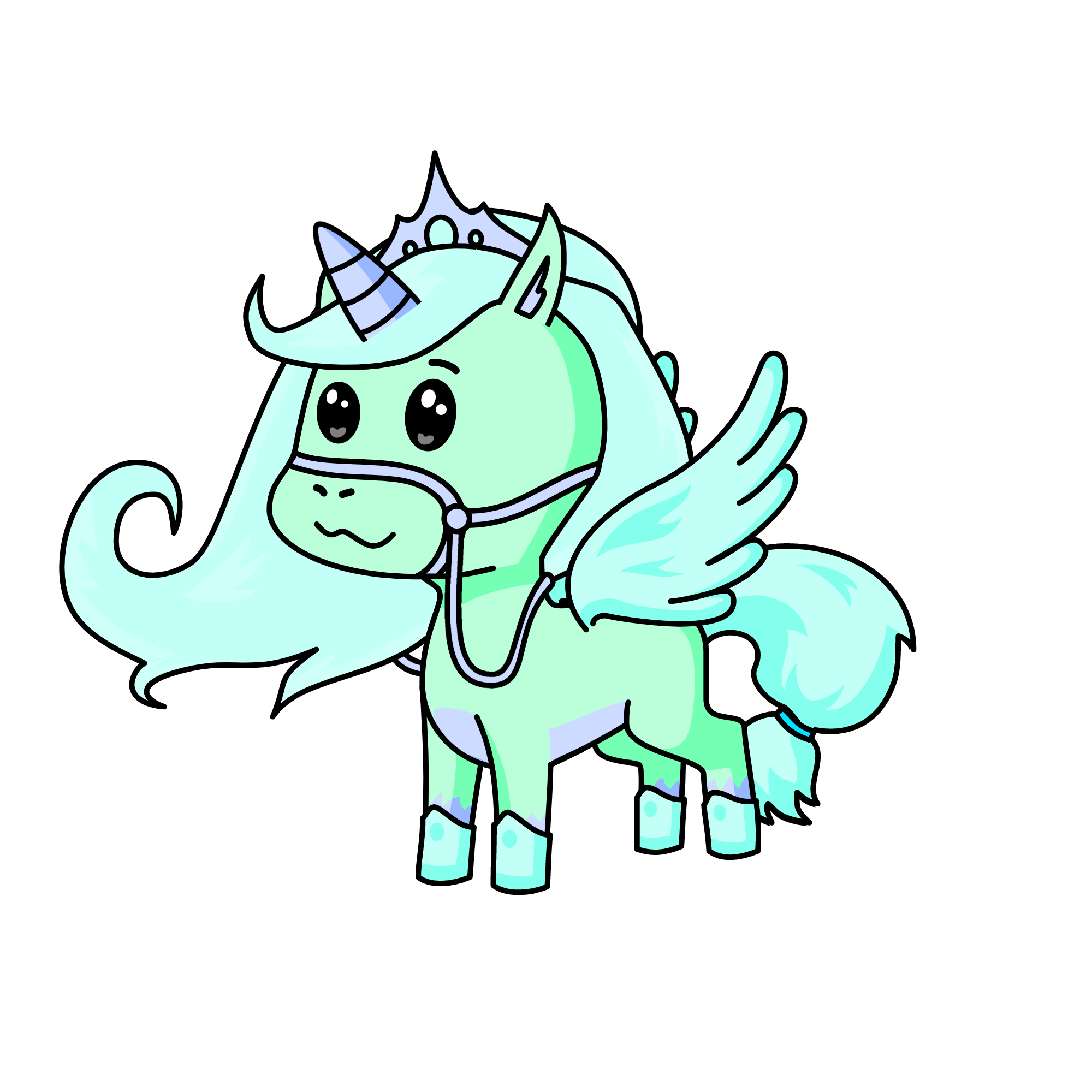 ice girl, the unicorn