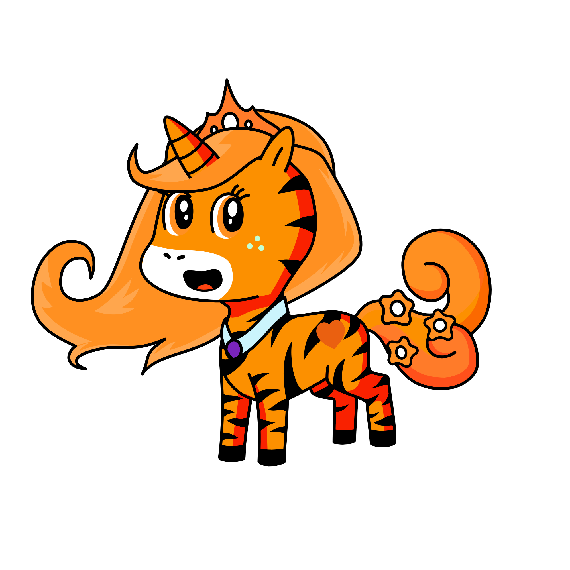 tiger Girl, the unicorn