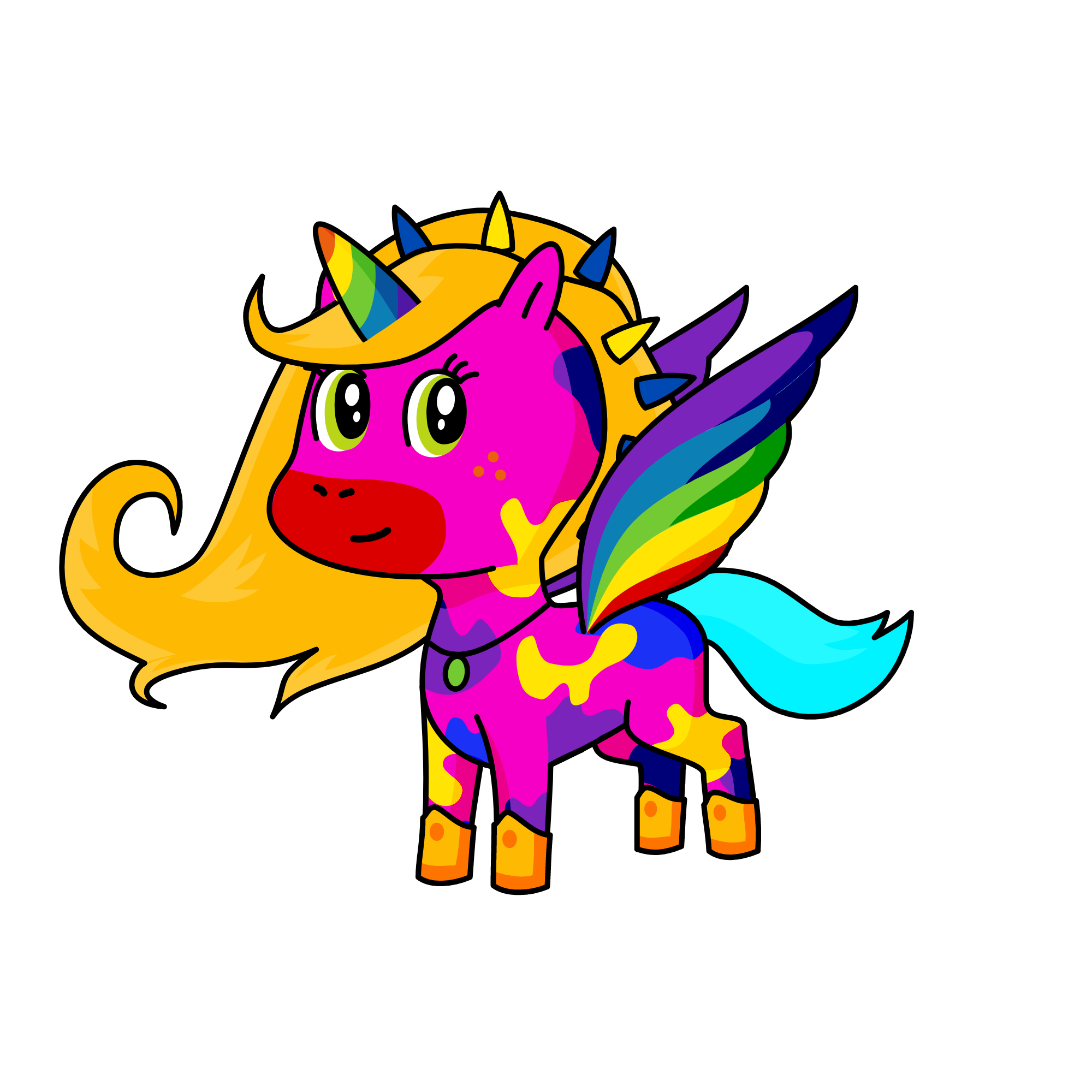 rainbow, the unicorn