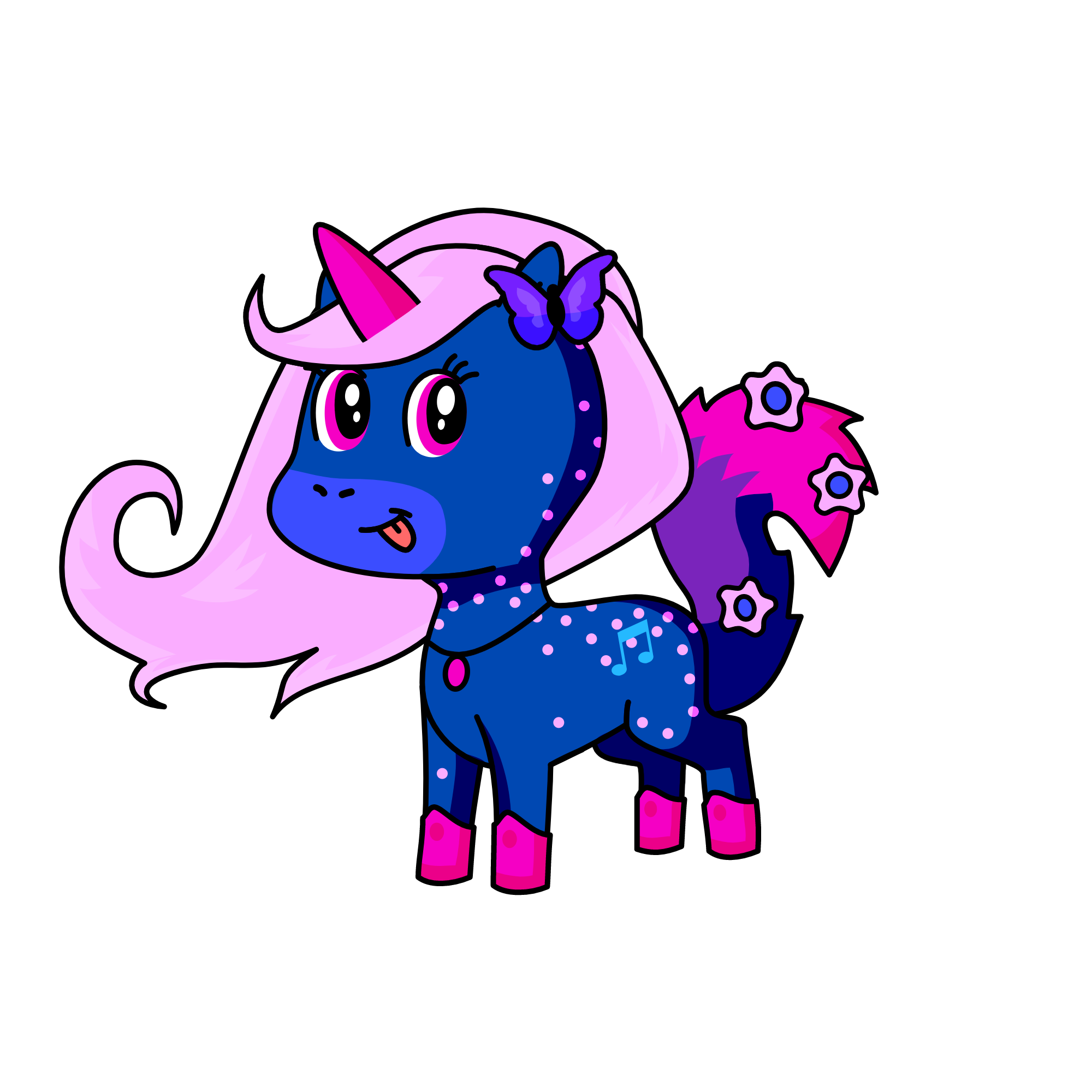 Water lily, the unicorn