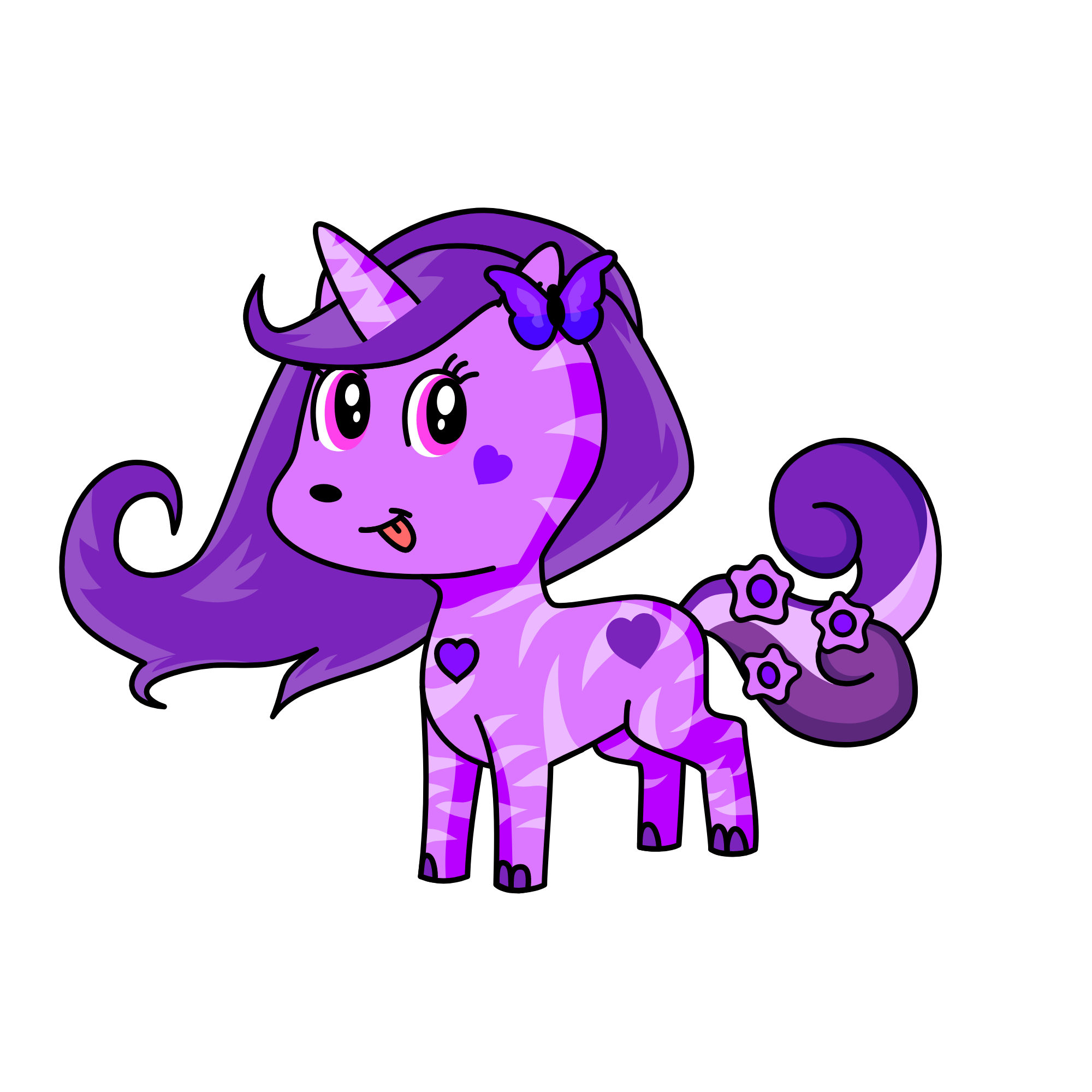 Princess of the night, the unicorn