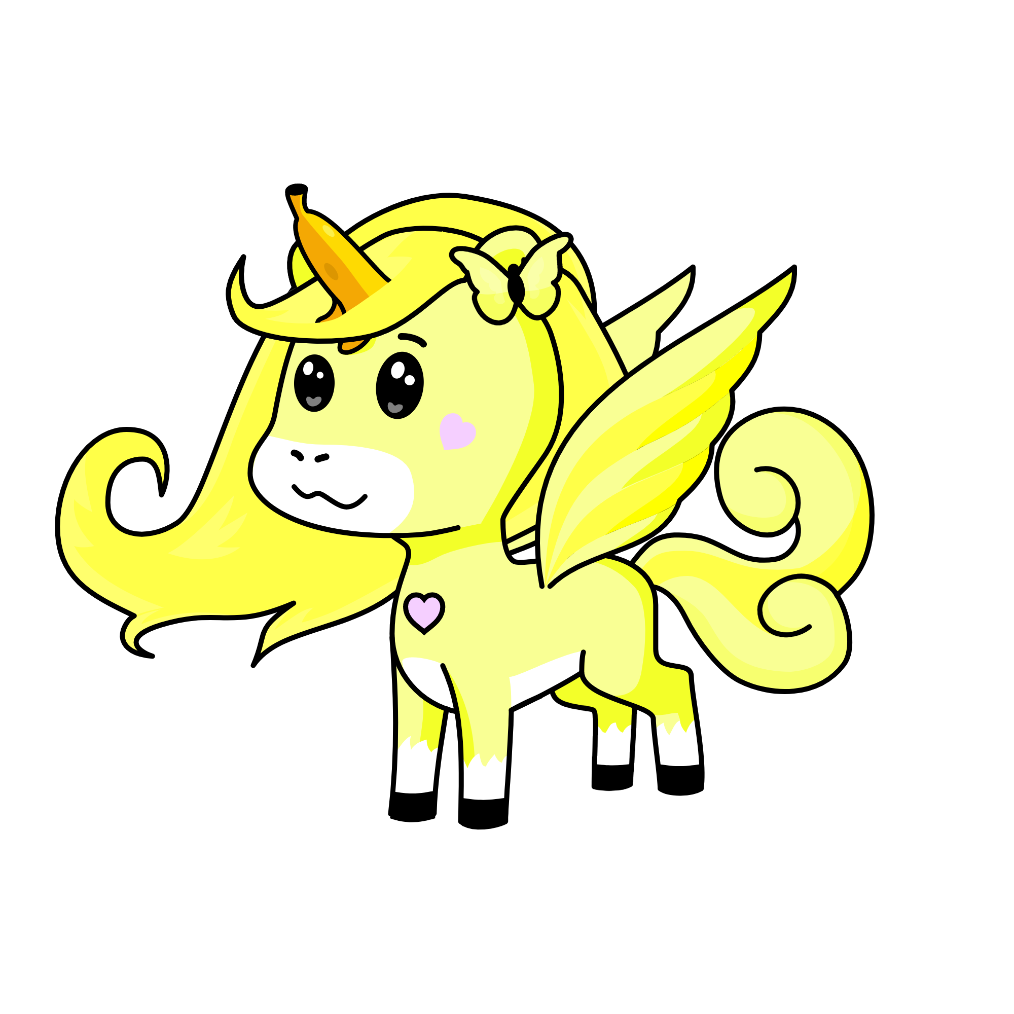 Bannana, the unicorn