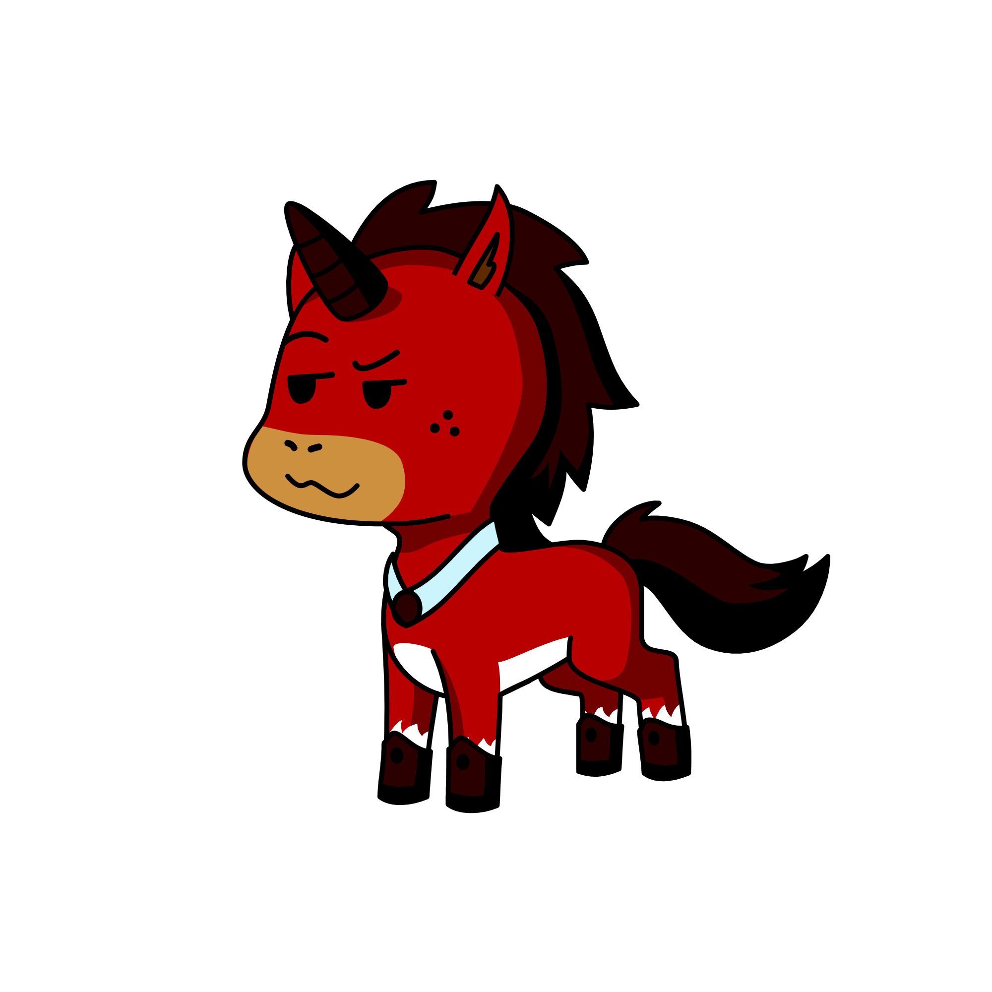 good evil uni, the unicorn