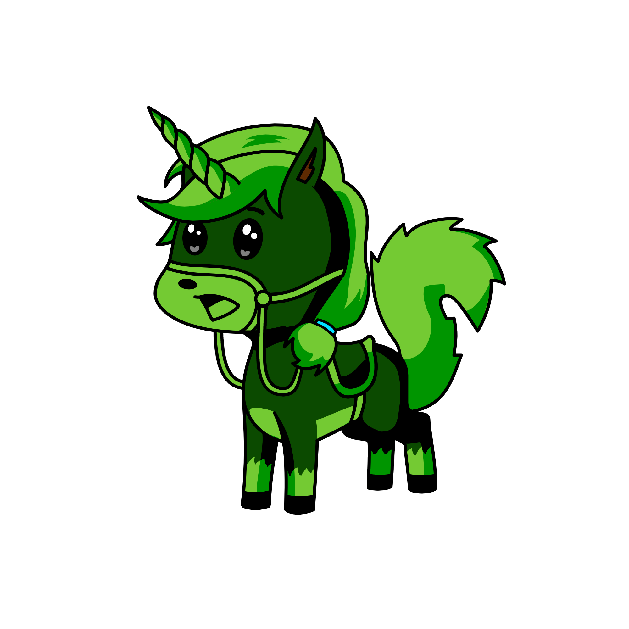 forest glade, the unicorn