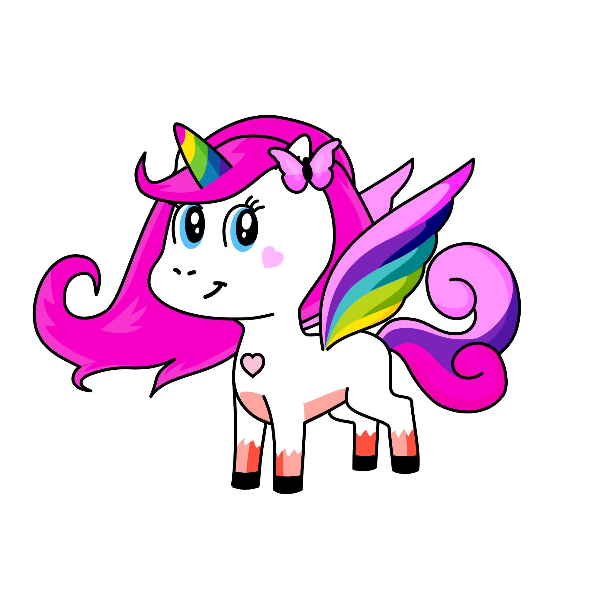 me as a alicorn, the unicorn