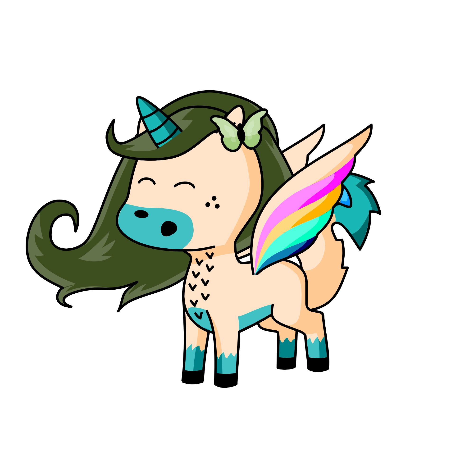 kk, the unicorn
