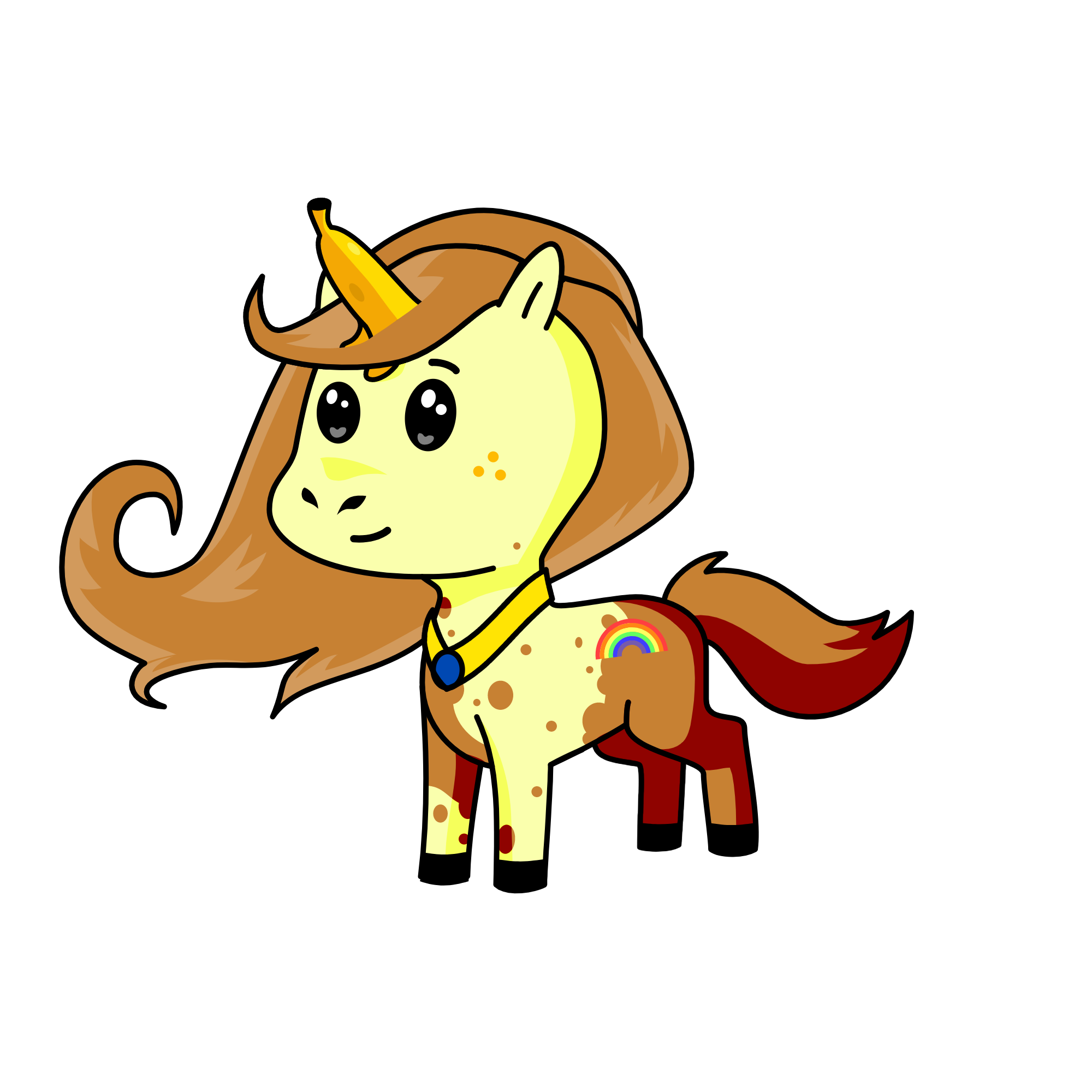 Banana, the unicorn