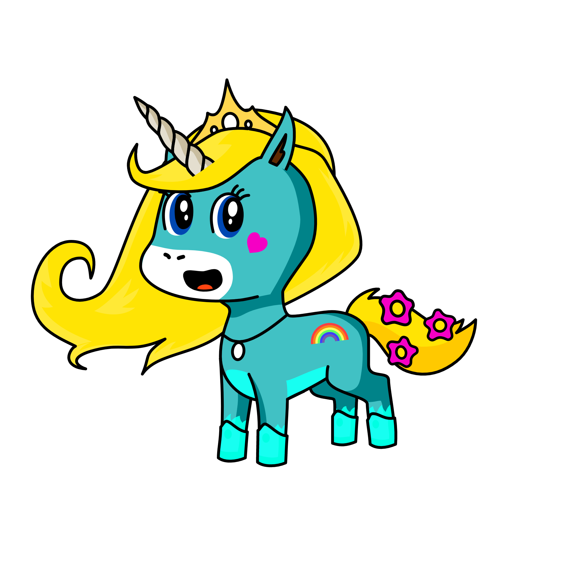 Scarlet, the unicorn
