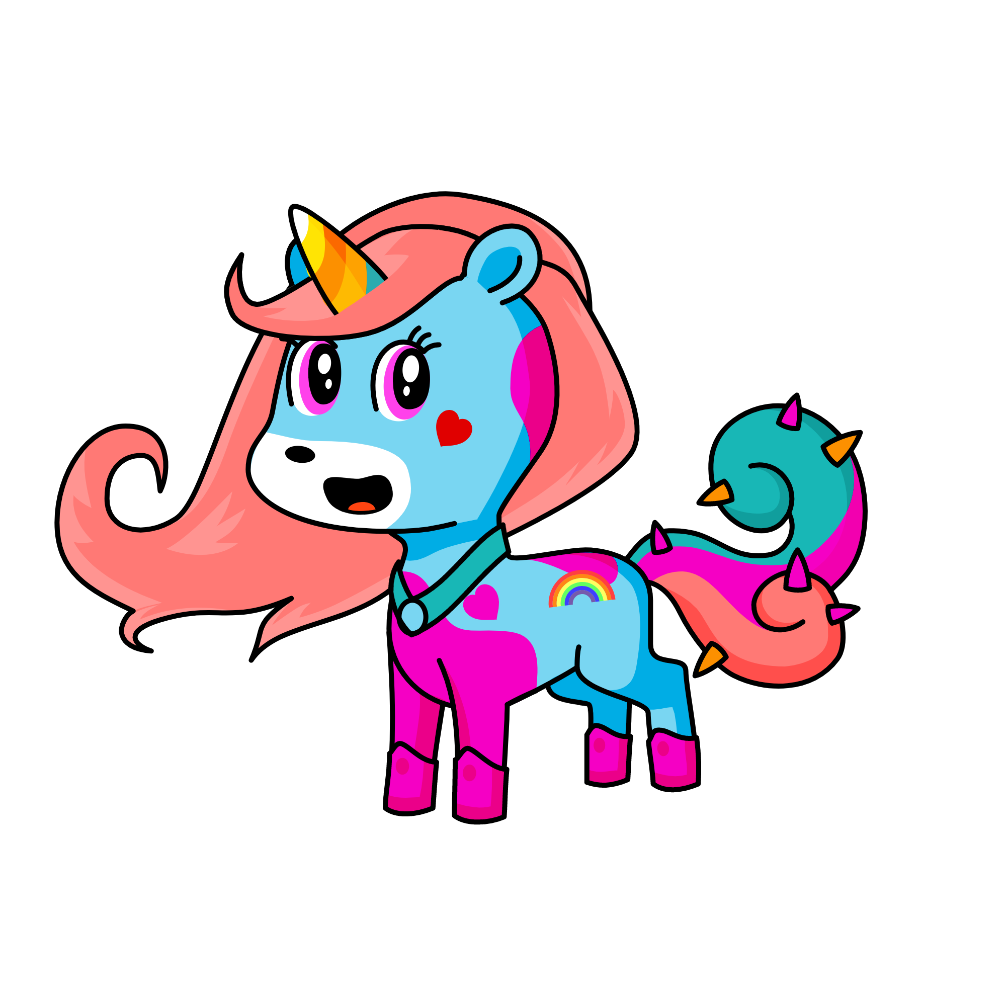 لوسي, the unicorn