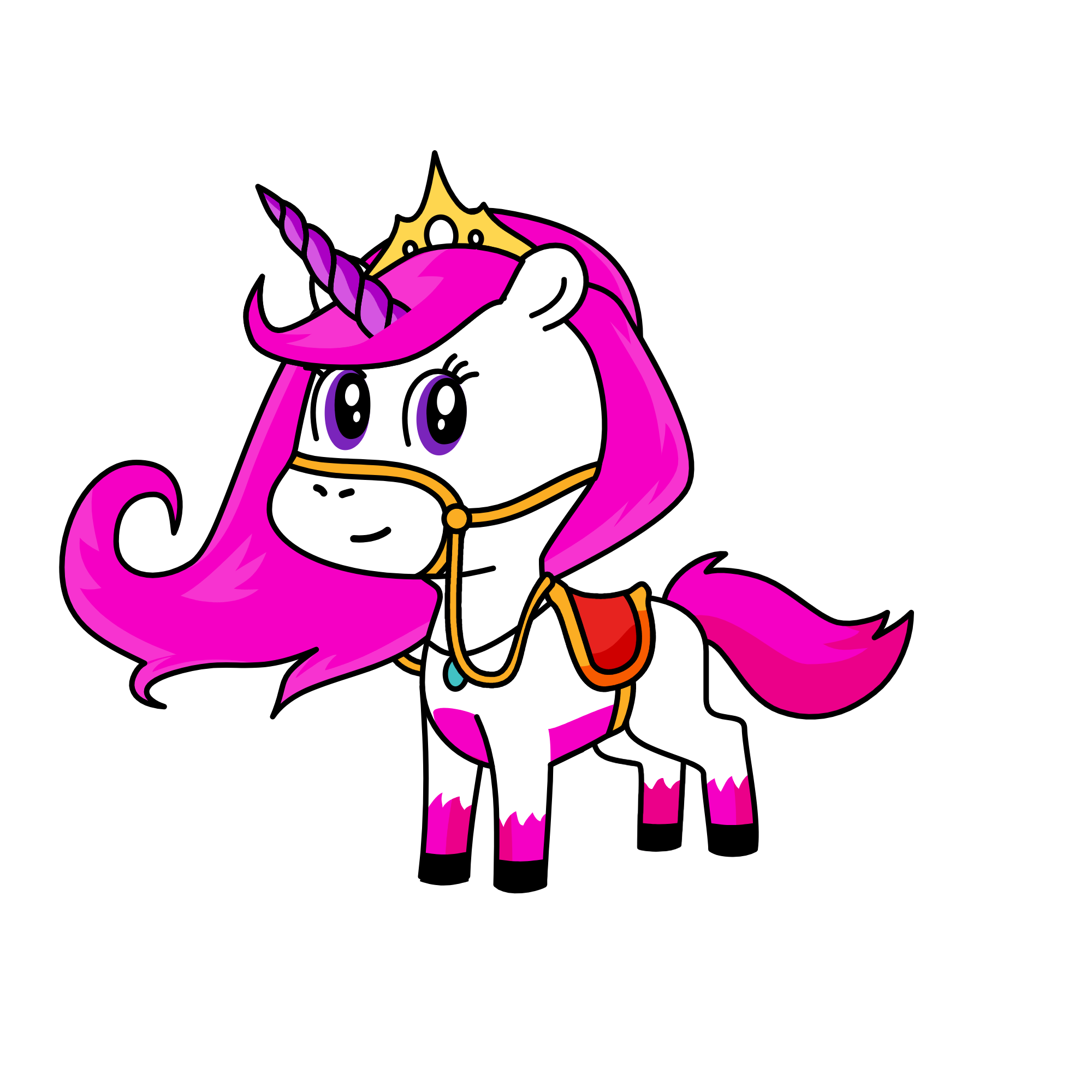 pinky, the unicorn