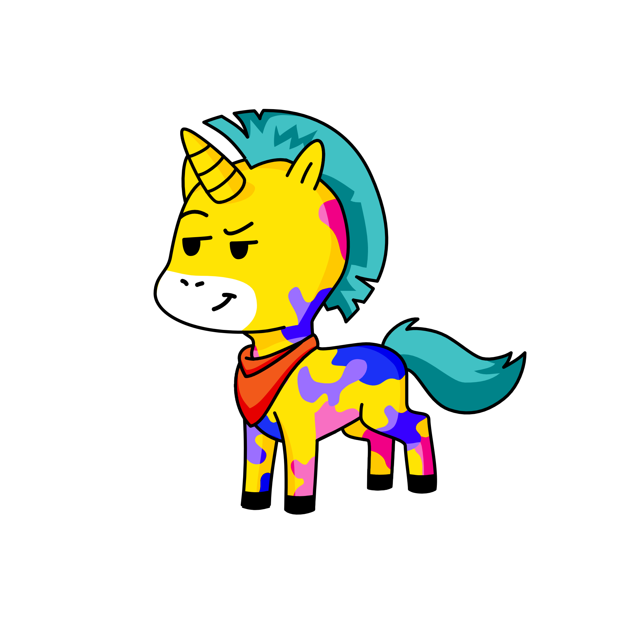 cool, the unicorn