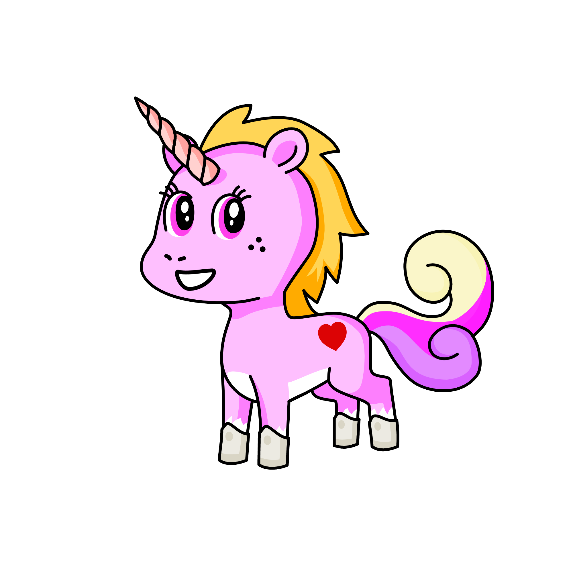 pinky, the unicorn