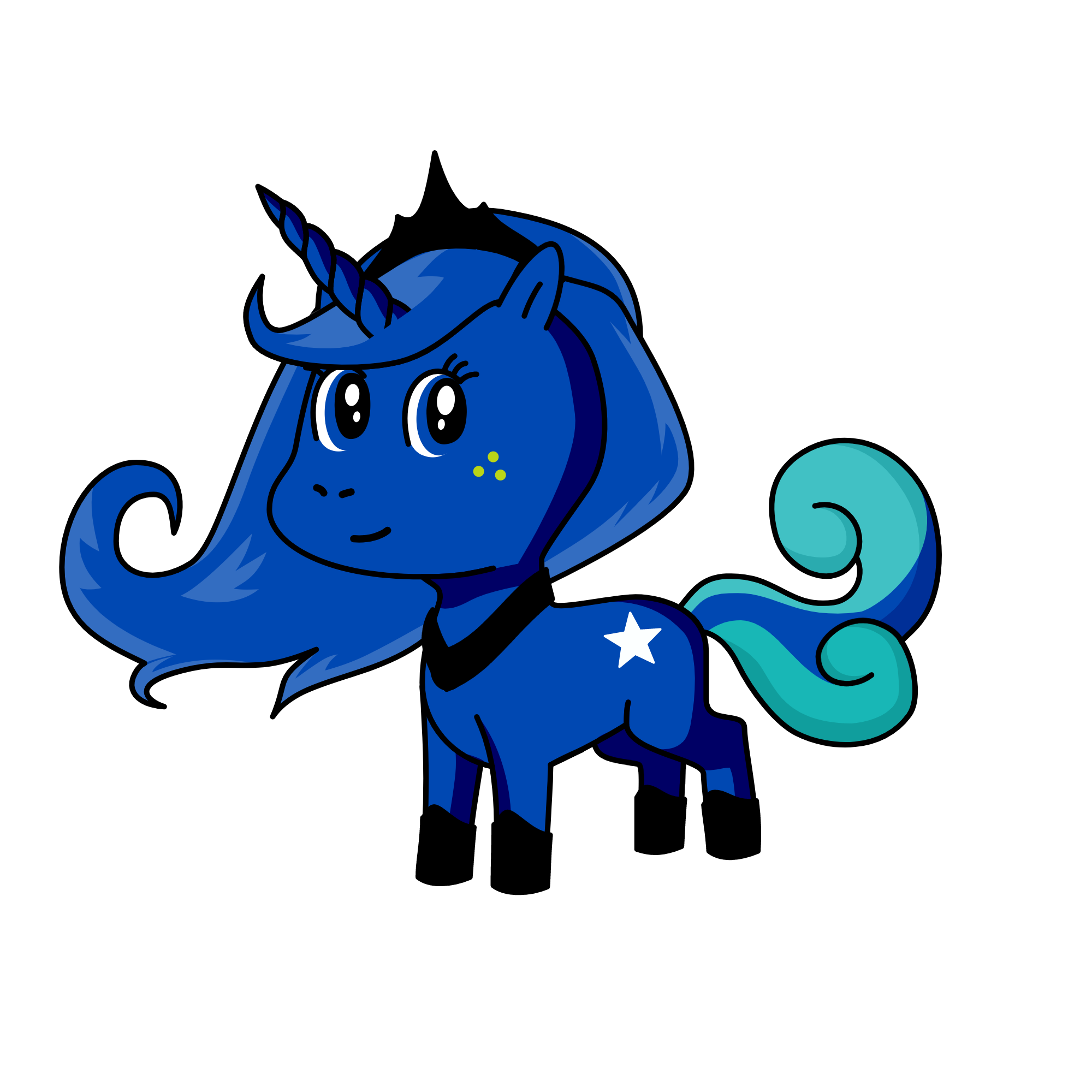 Luna, the unicorn
