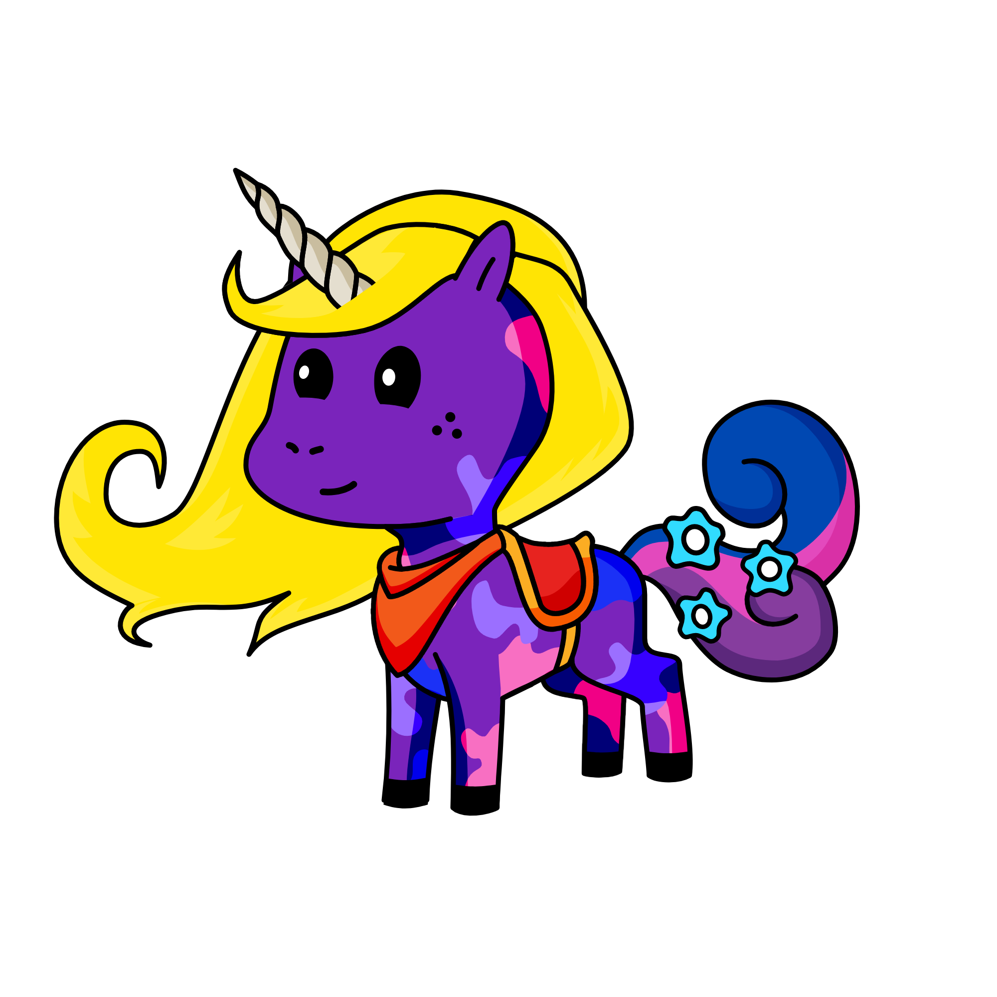Galaxy, the unicorn