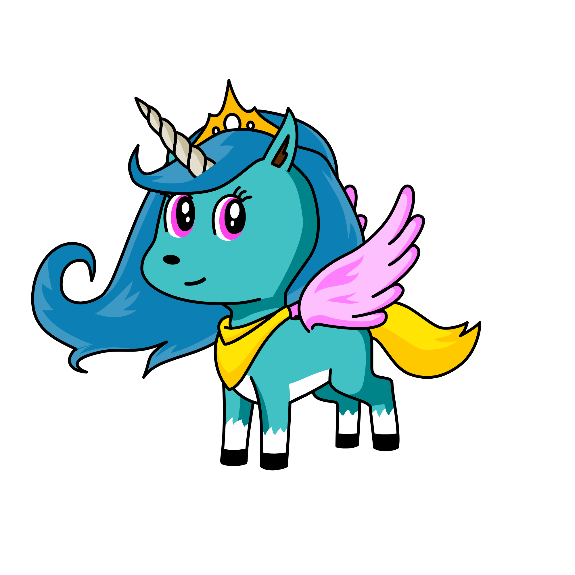 smily, the unicorn