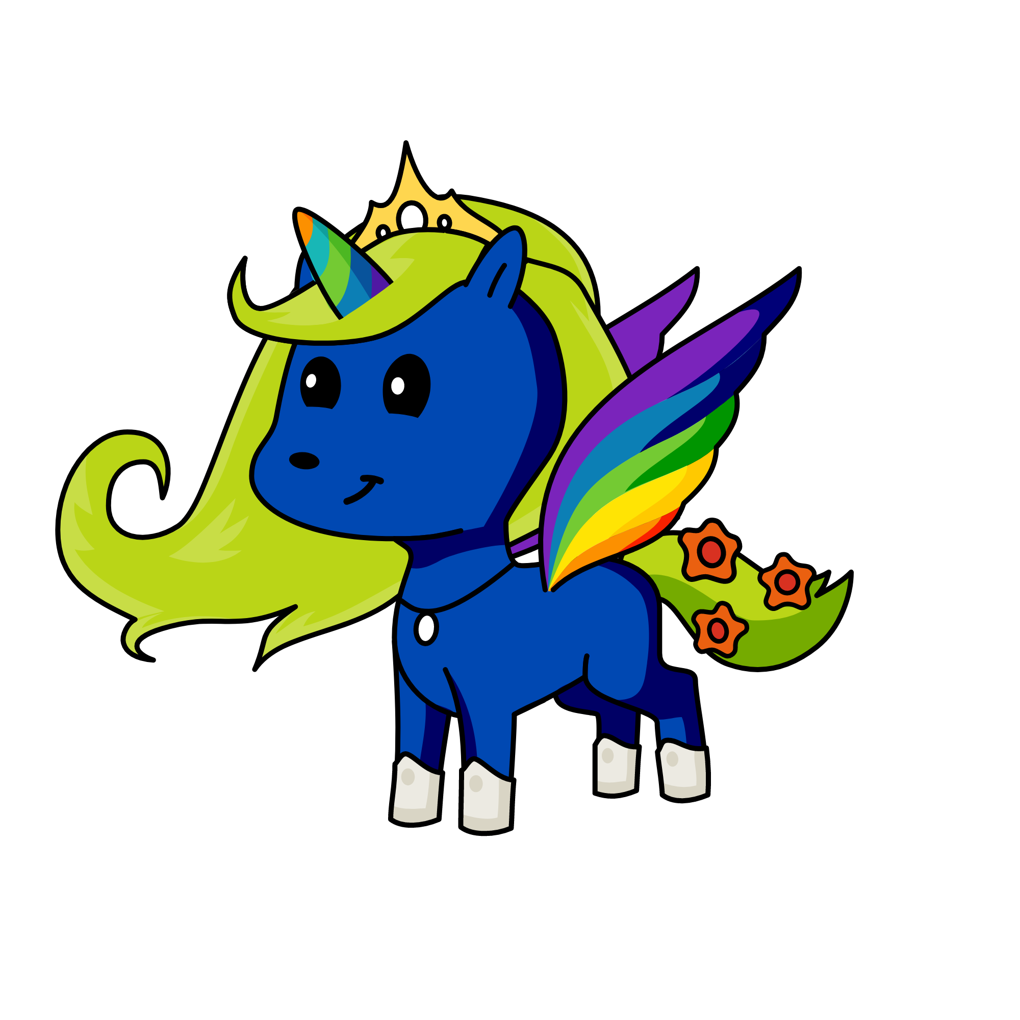 princess greeny, the unicorn