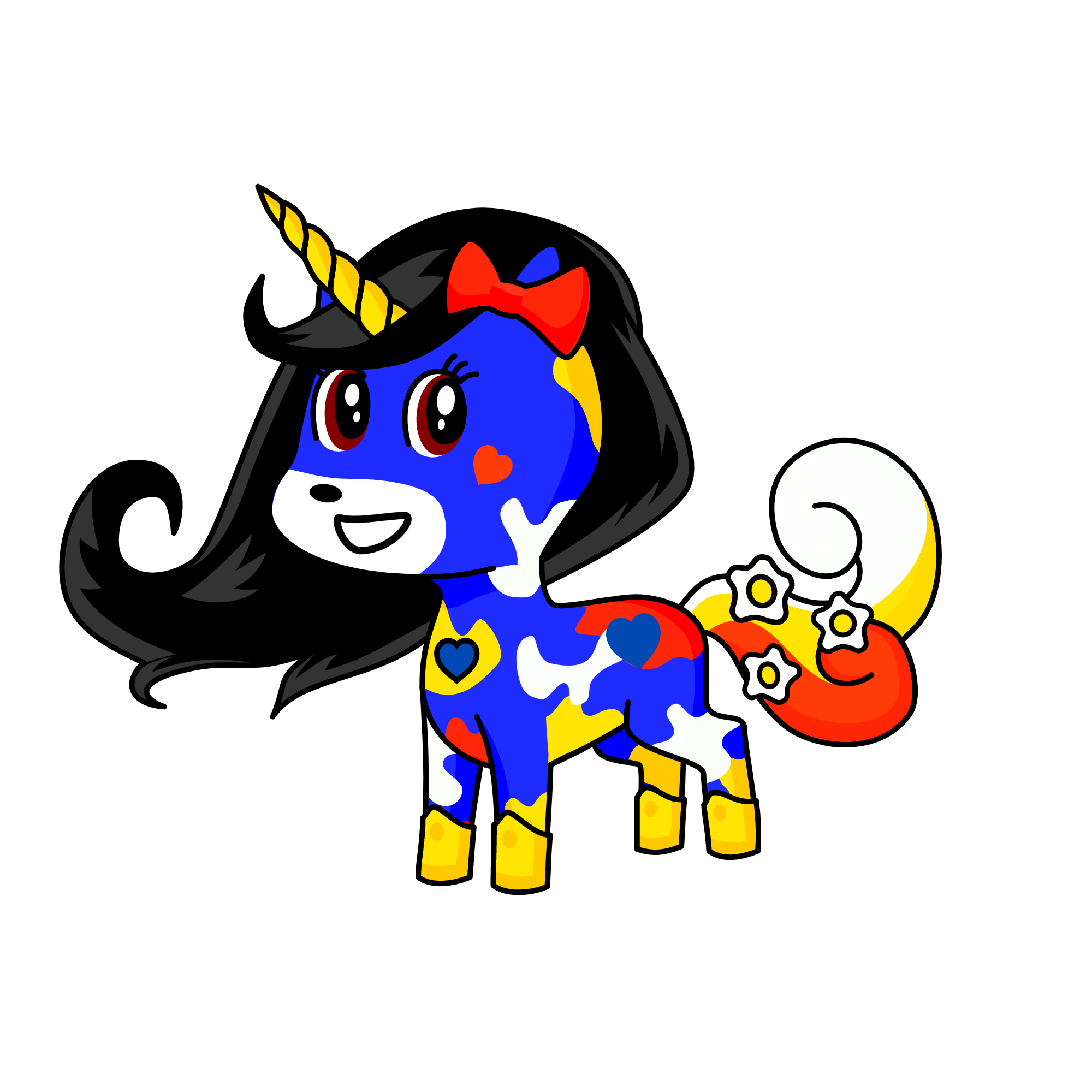 snow white, the unicorn