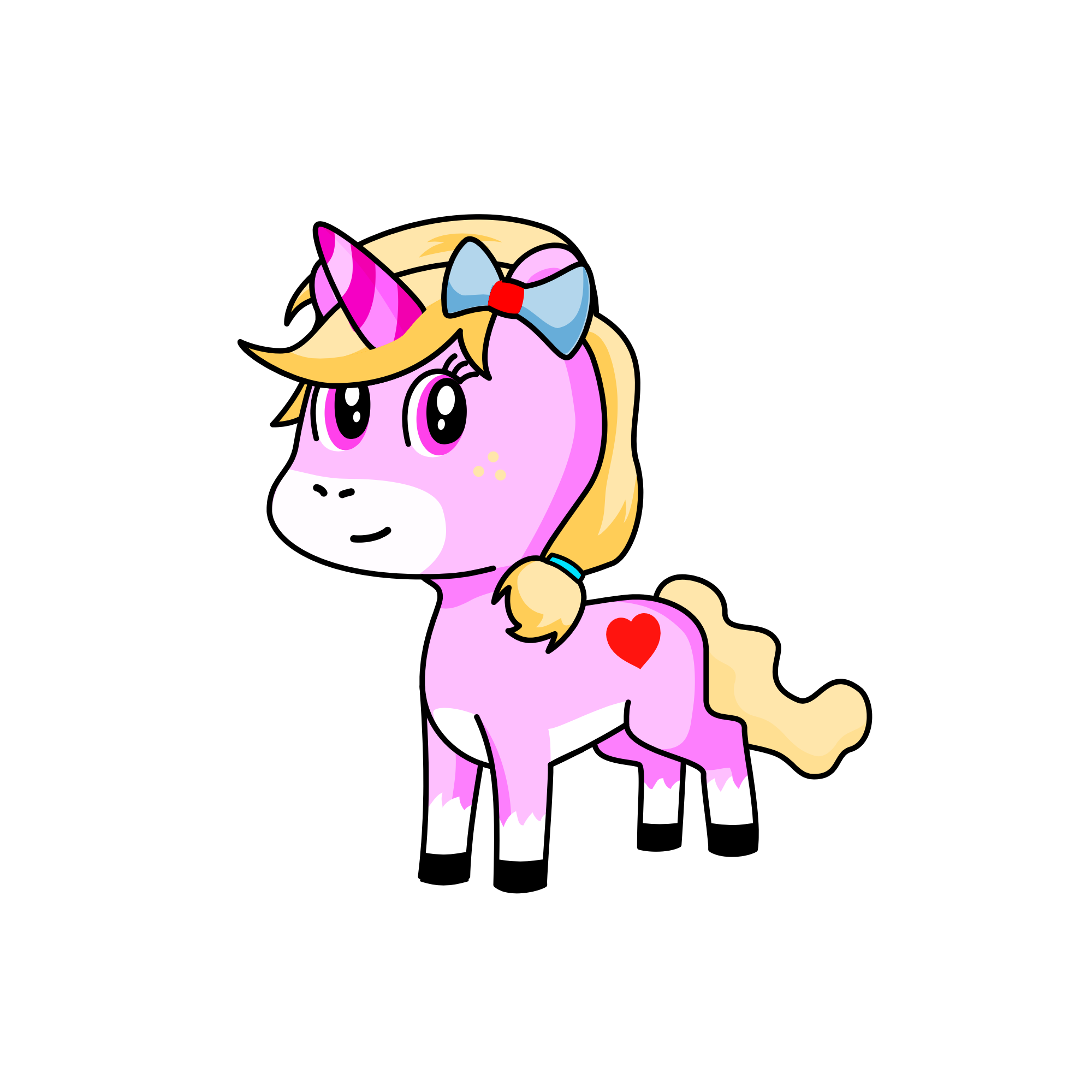 Fluffy, the unicorn