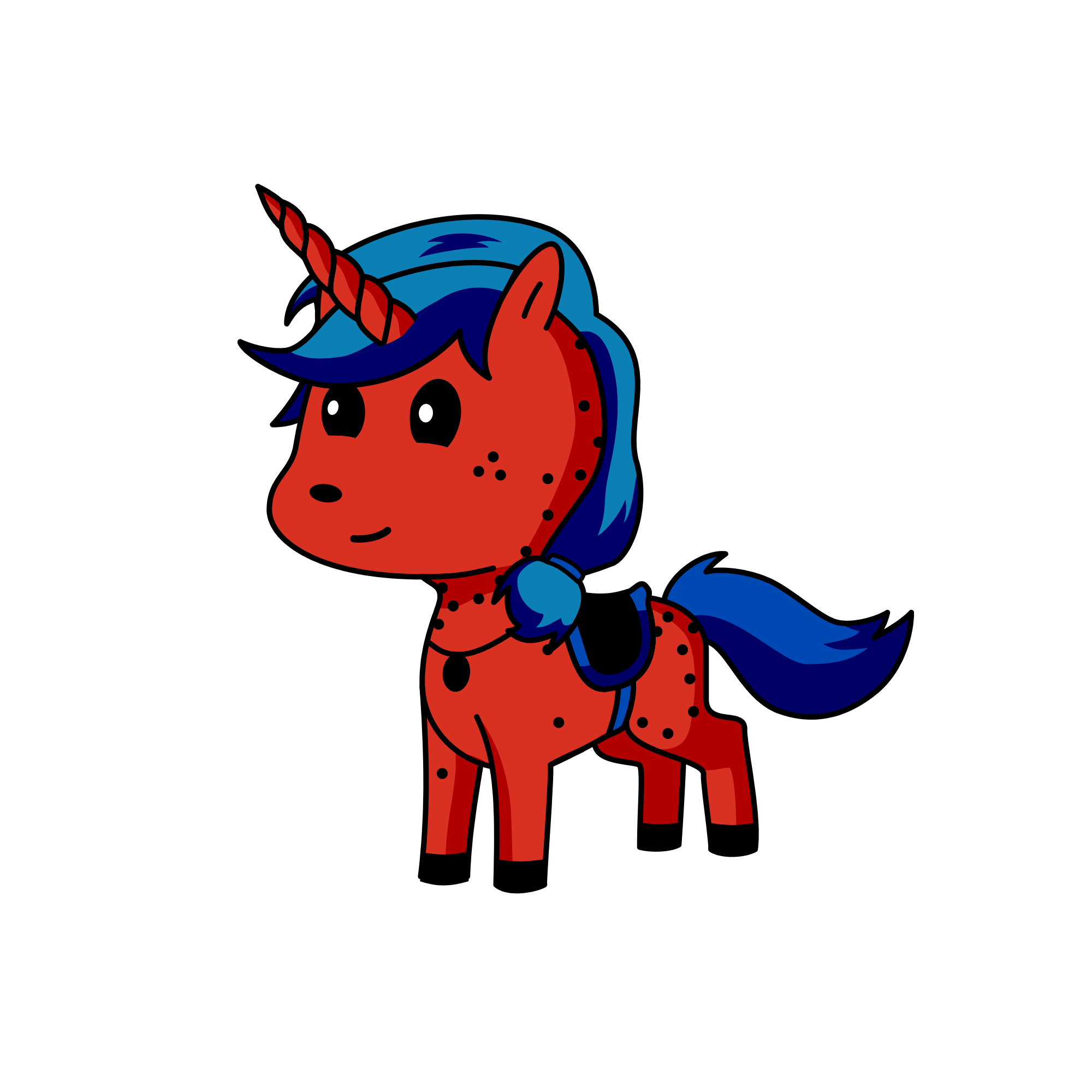 Ladybug, the unicorn