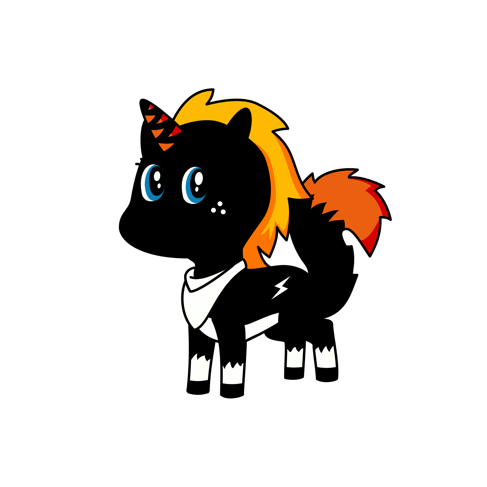 Cat noir, the unicorn