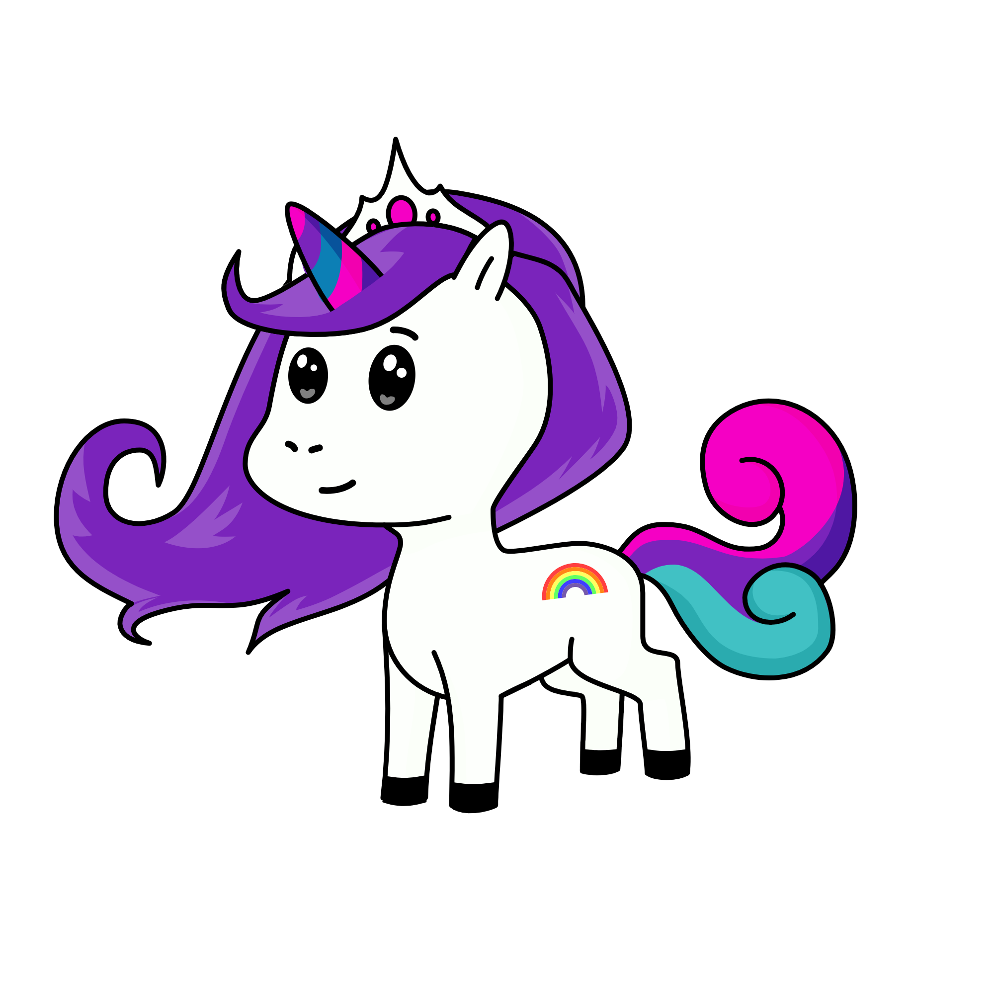 Queen of the cold, the unicorn