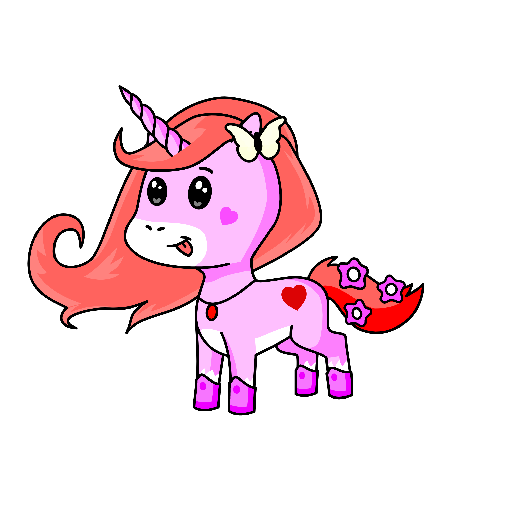 Valentine, the unicorn